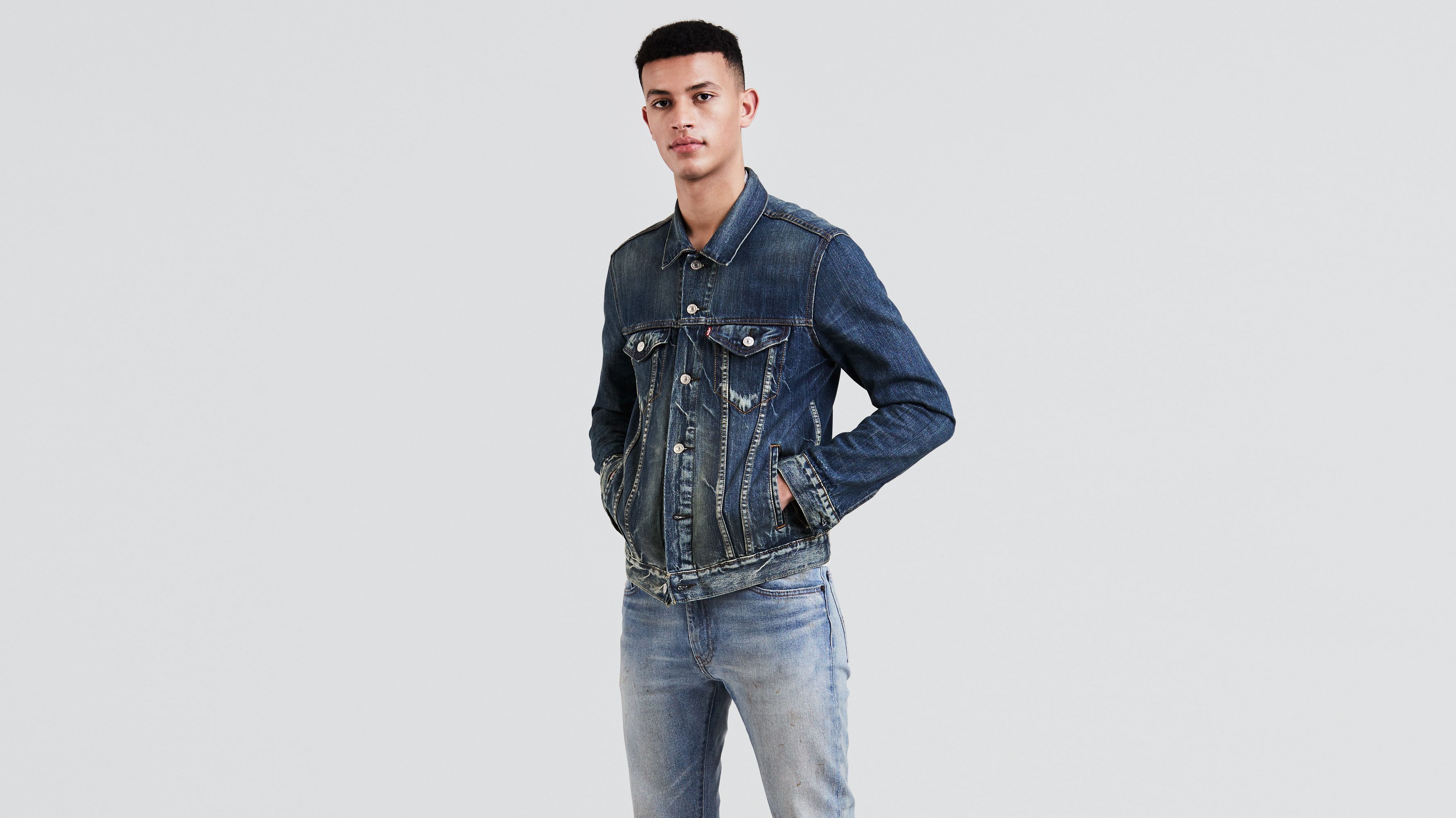 big and tall levi trucker jacket