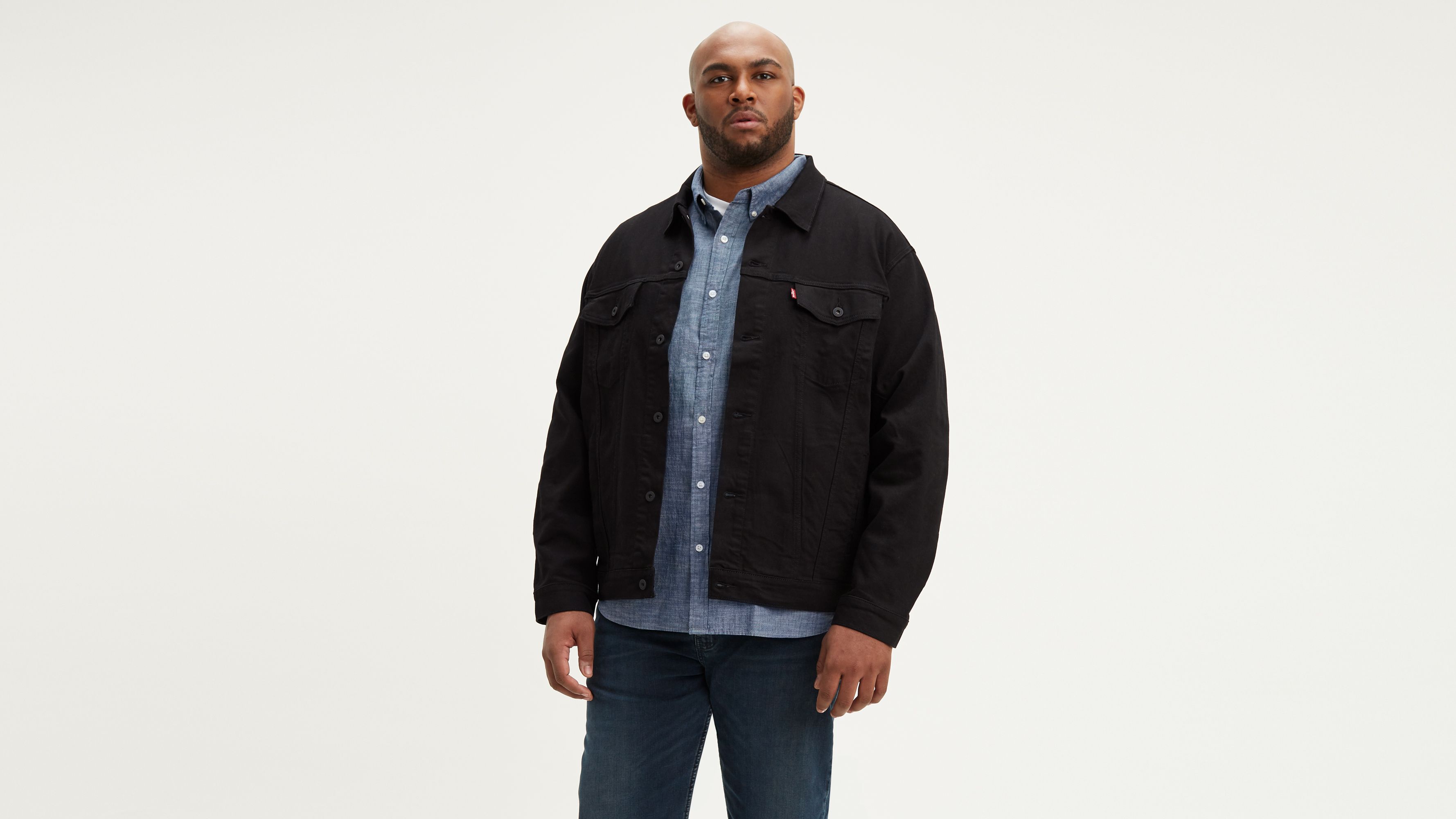 big & tall levi's trucker jacket