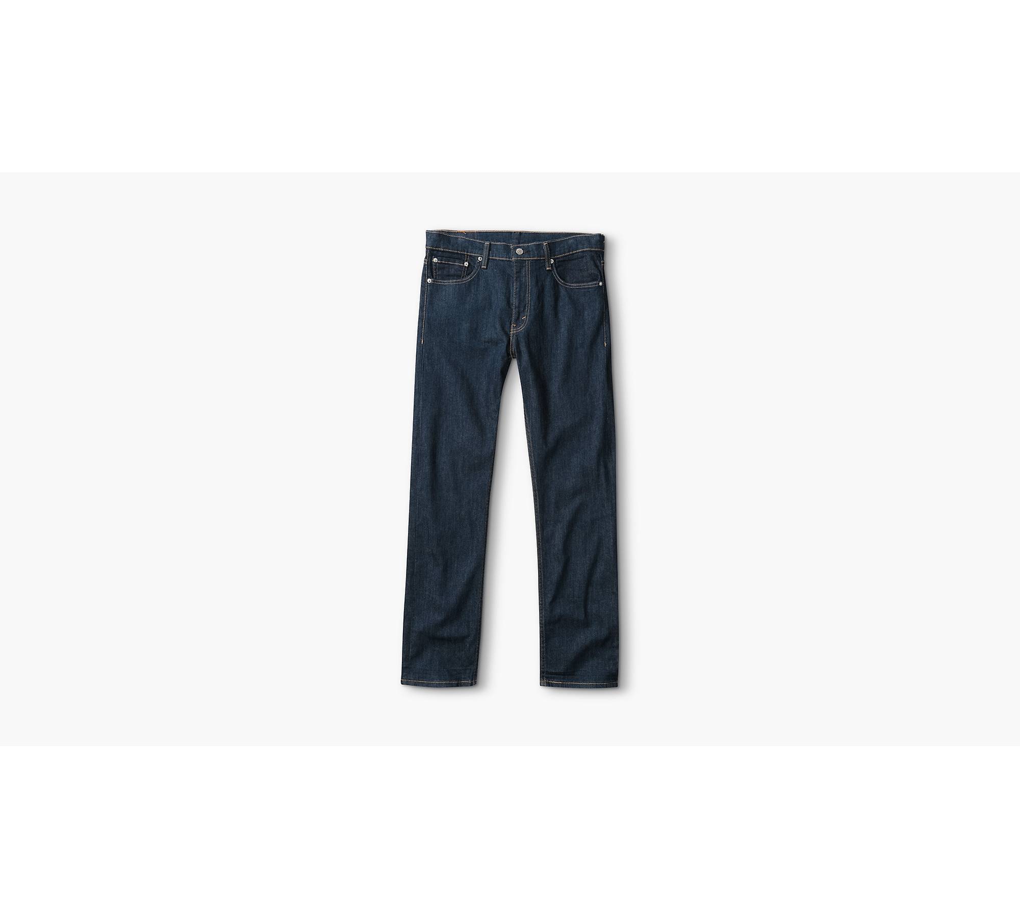 Men Slim fit Dark Indigo Blue Jeans 30W X 30L at  Men's Clothing store
