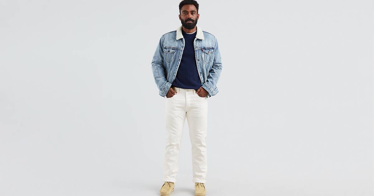 501® Original Fit Men's Jeans (big & Tall) - White | Levi's® US