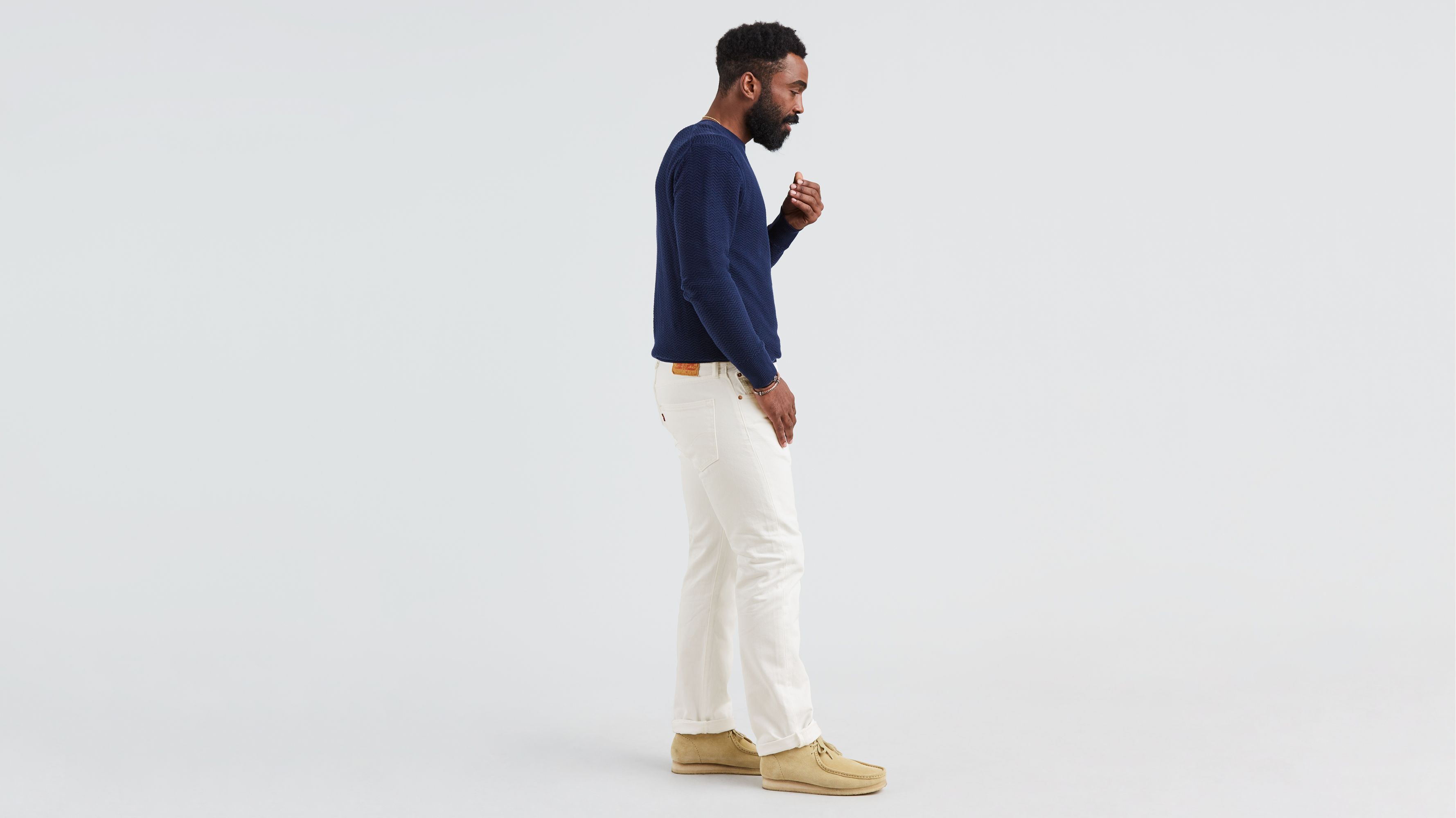 white levis 501 big tall