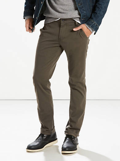 Levi's® Commuter™ 511™ Slim Fit Trousers - Green | Levi's® US