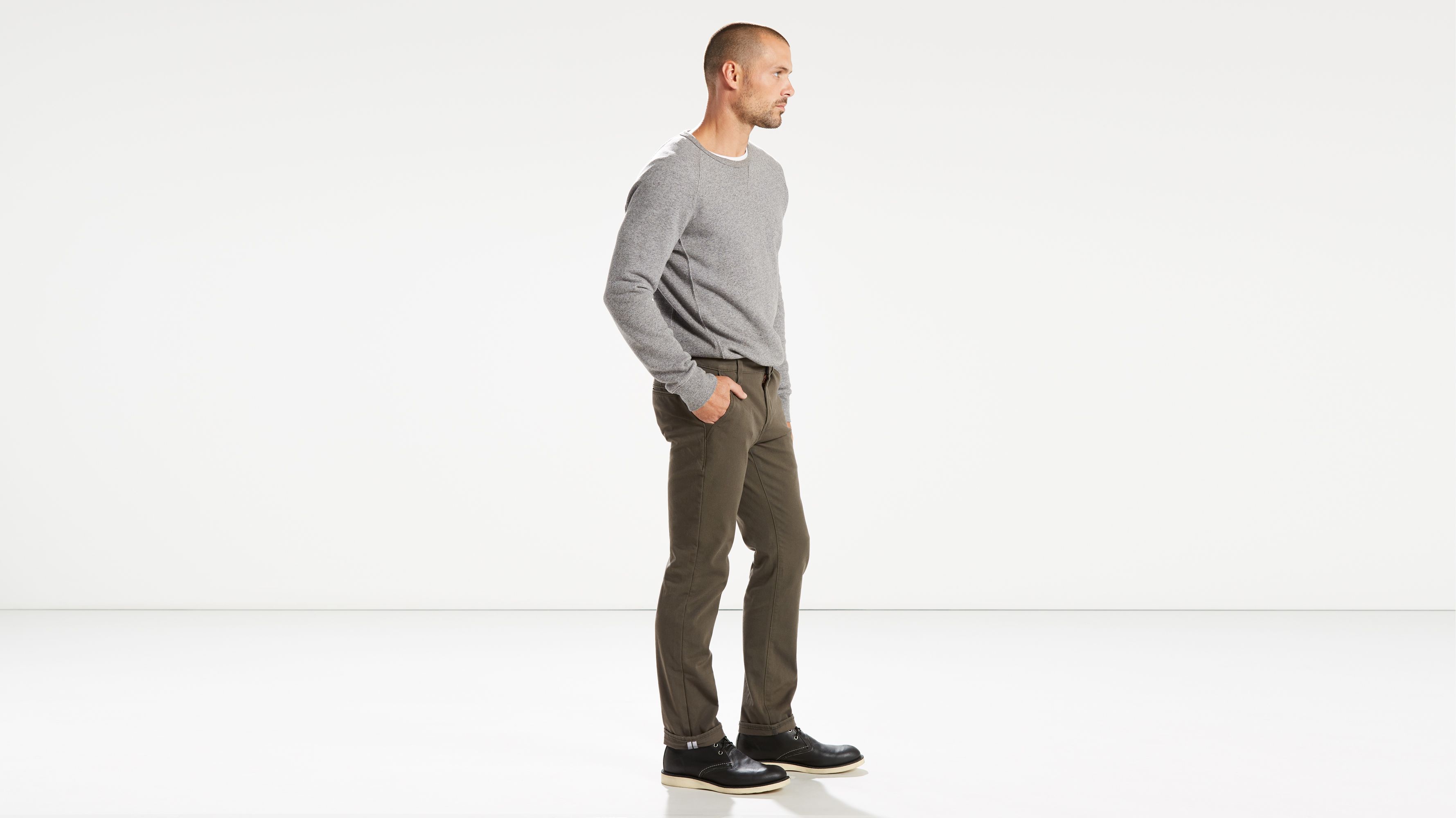 Levi's® Commuter™ 511™ Slim Fit Trousers - Green | Levi's® US