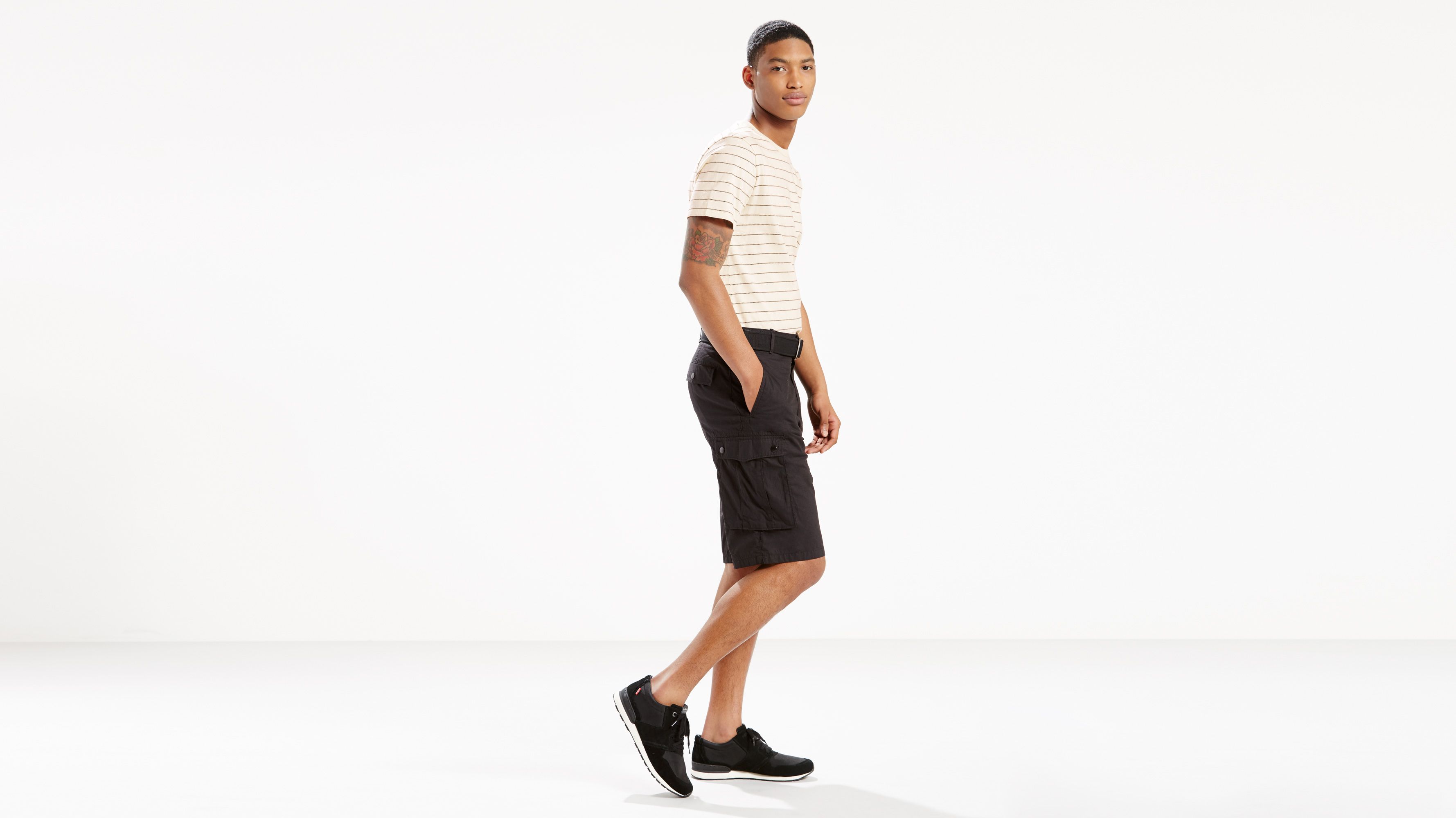 Snap Cargo Shorts - Black | Levi's® US