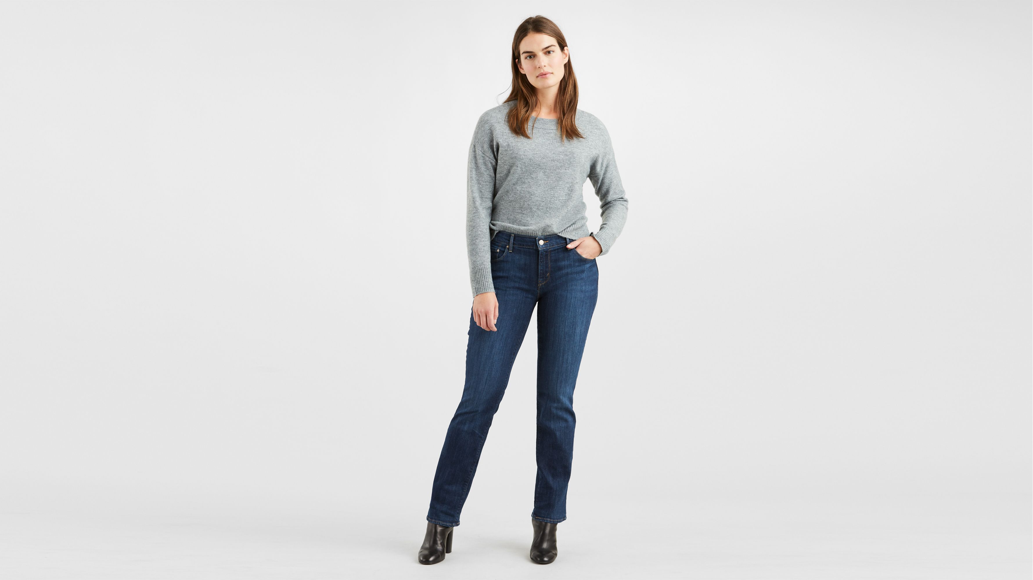 505™ Straight Leg Women's Jeans - Dark 