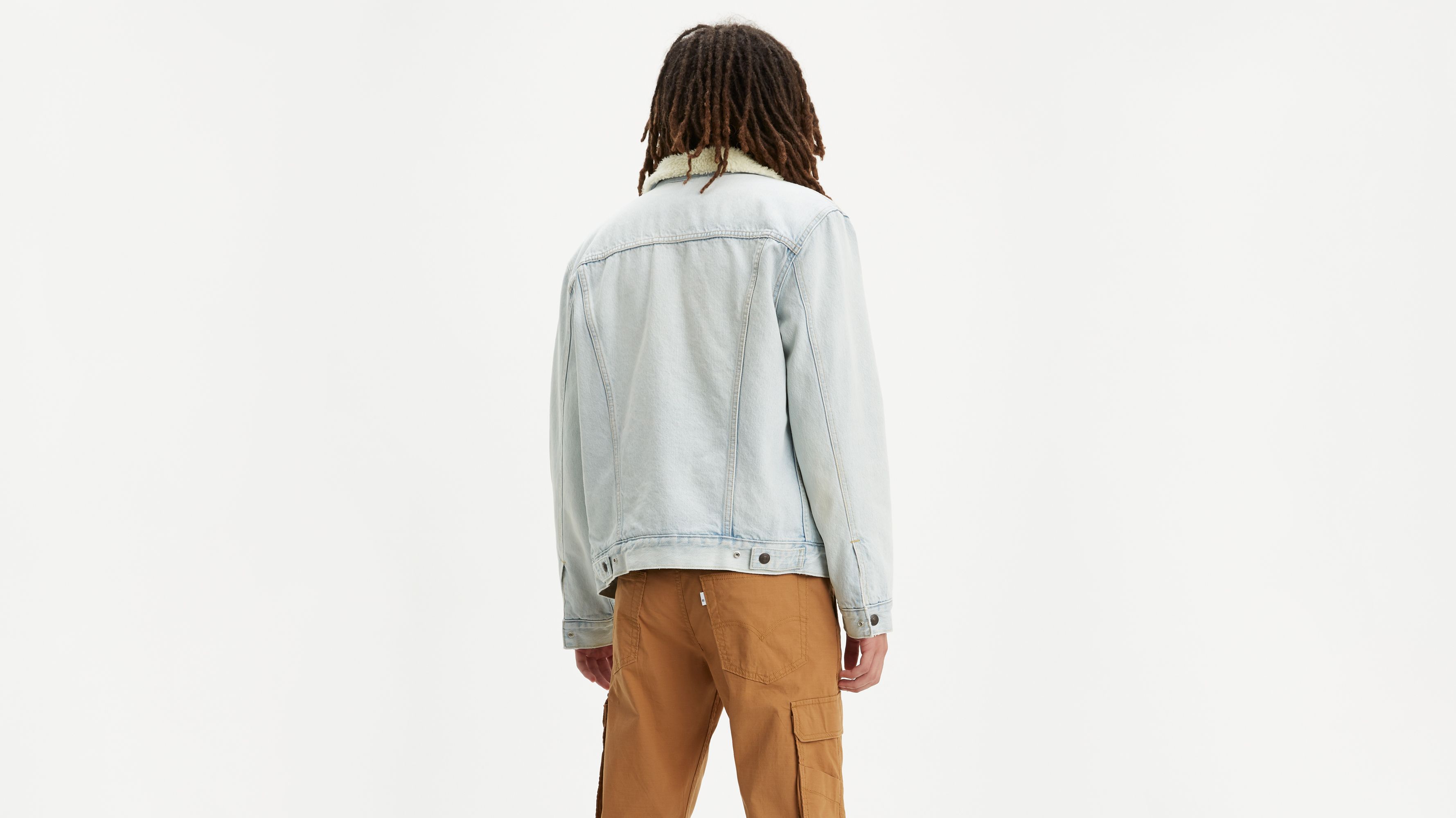 levi's chino corduroy sherpa trucker jacket