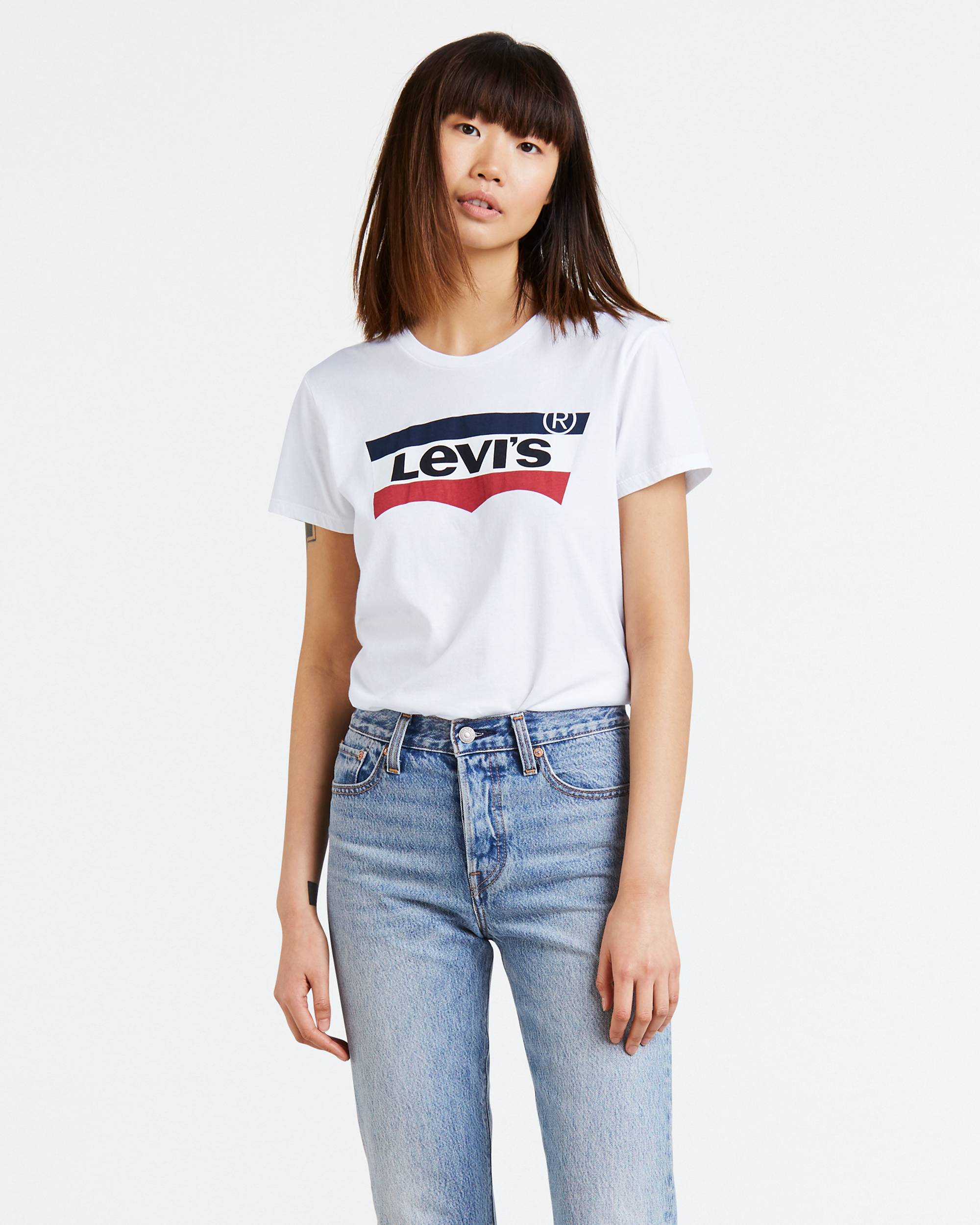 Levi's® Logo Colorblock Fill Tee Shirt 1