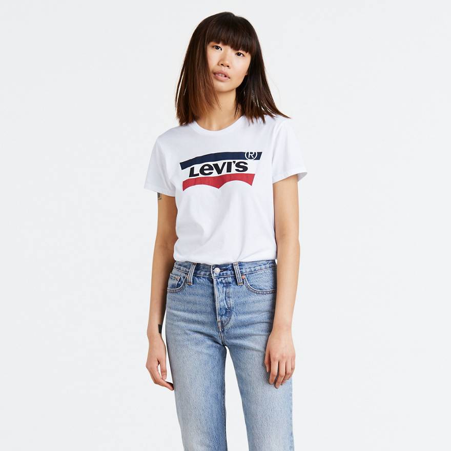 Levi's® Logo Colorblock Fill Tee Shirt 1