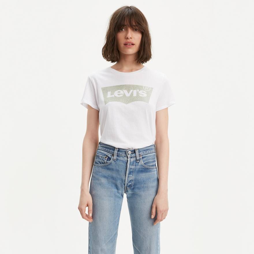Glitter Levi's® Logo Perfect Tee Shirt 1