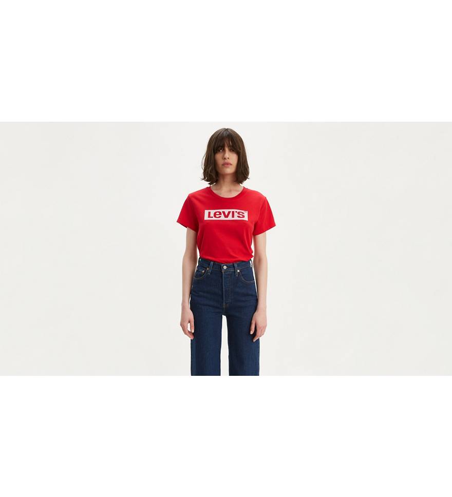 Box Tab Logo Tee Shirt - Red | Levi's® US