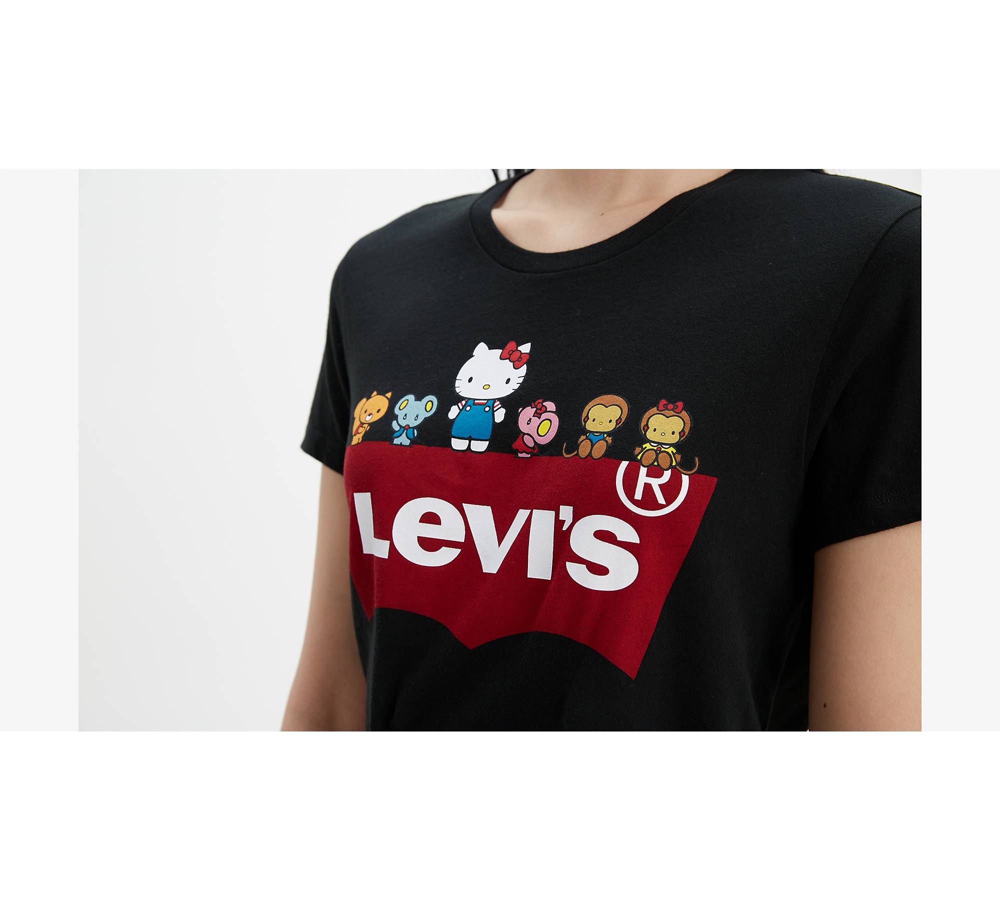 Levi's® x Hello Kitty® Batwing Logo Tee - Hello Kitty White