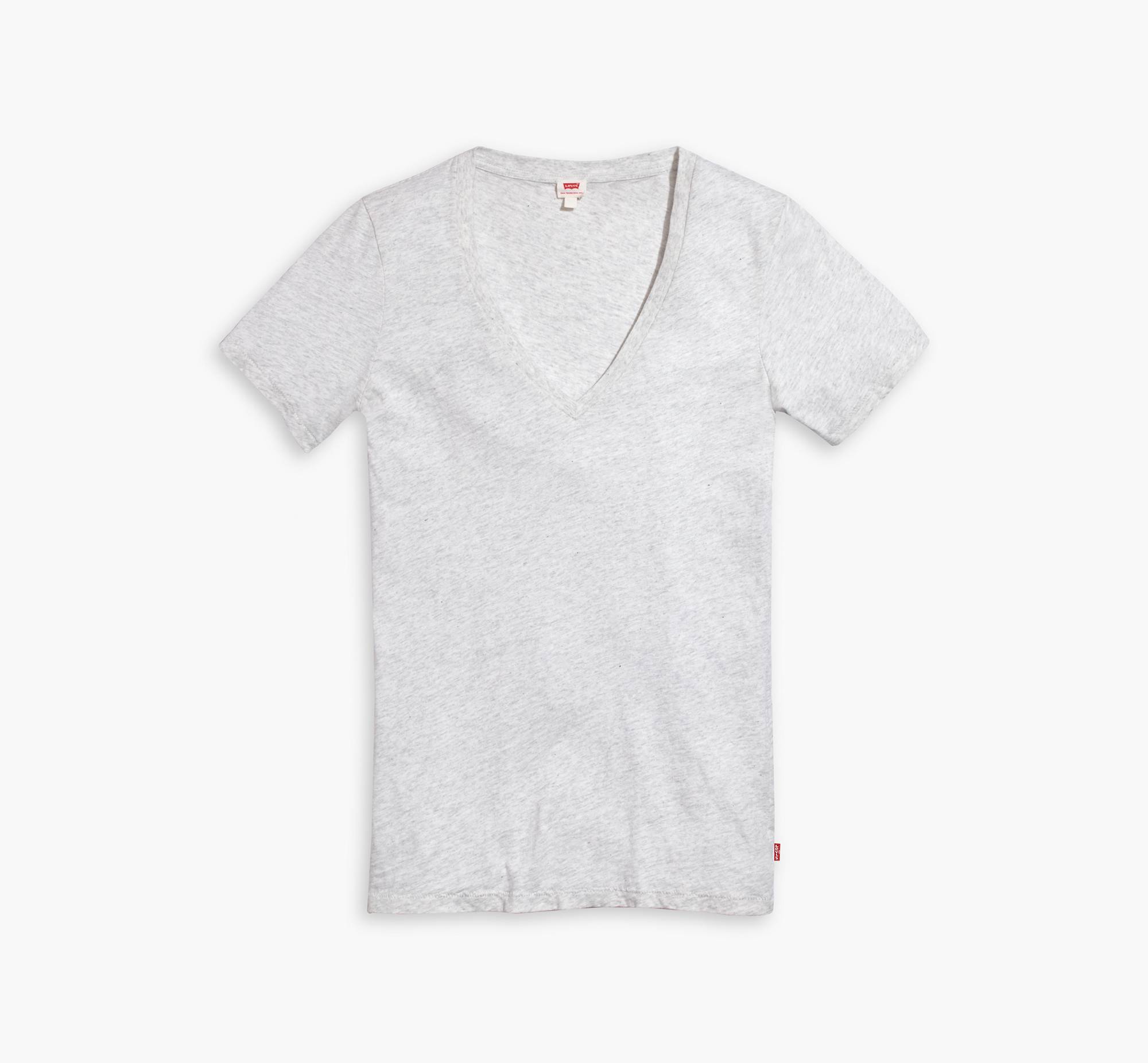 Slim V-neck Tee Shirt - Grey | Levi's® US