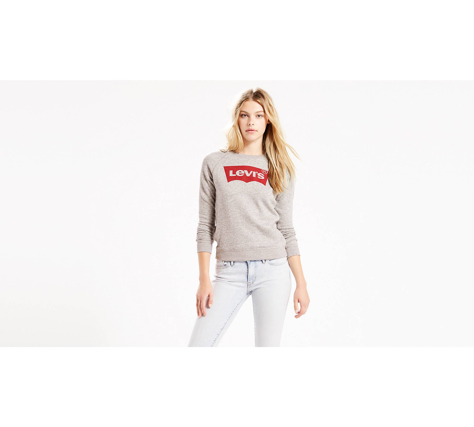Graphic Crewneck Sweatshirt - Grey | Levi's® US