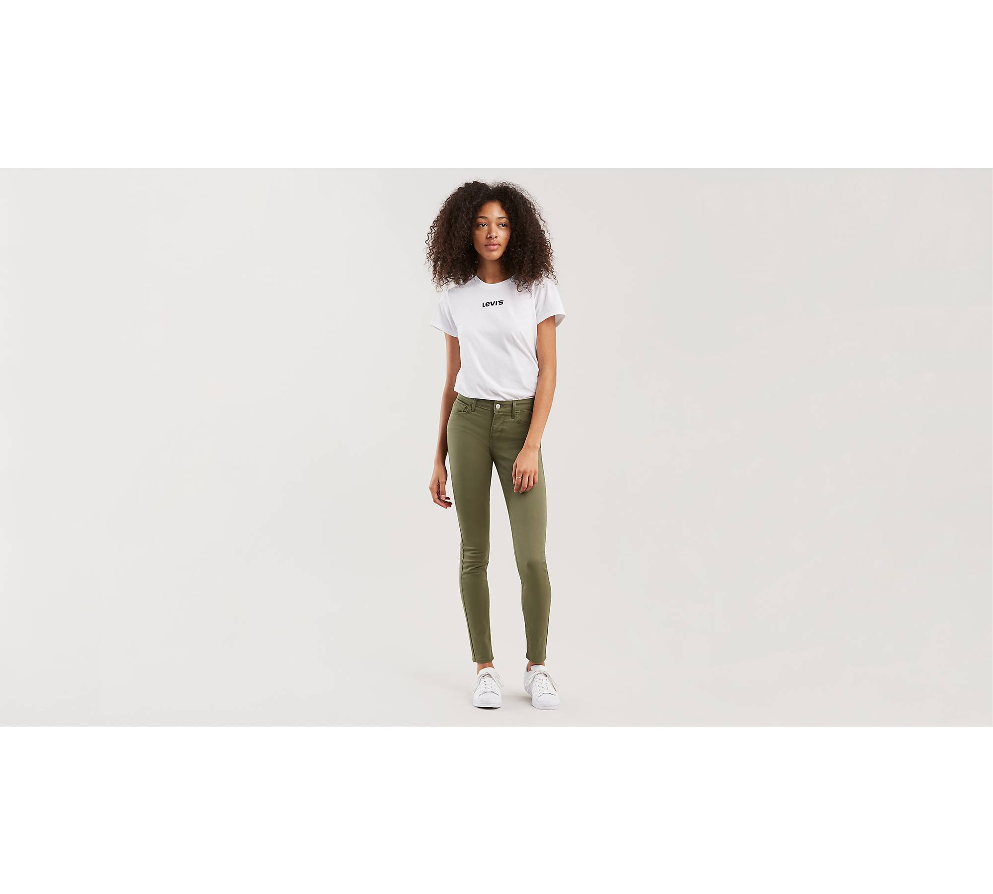 710 Super Skinny Sateen Women's Jeans - Green