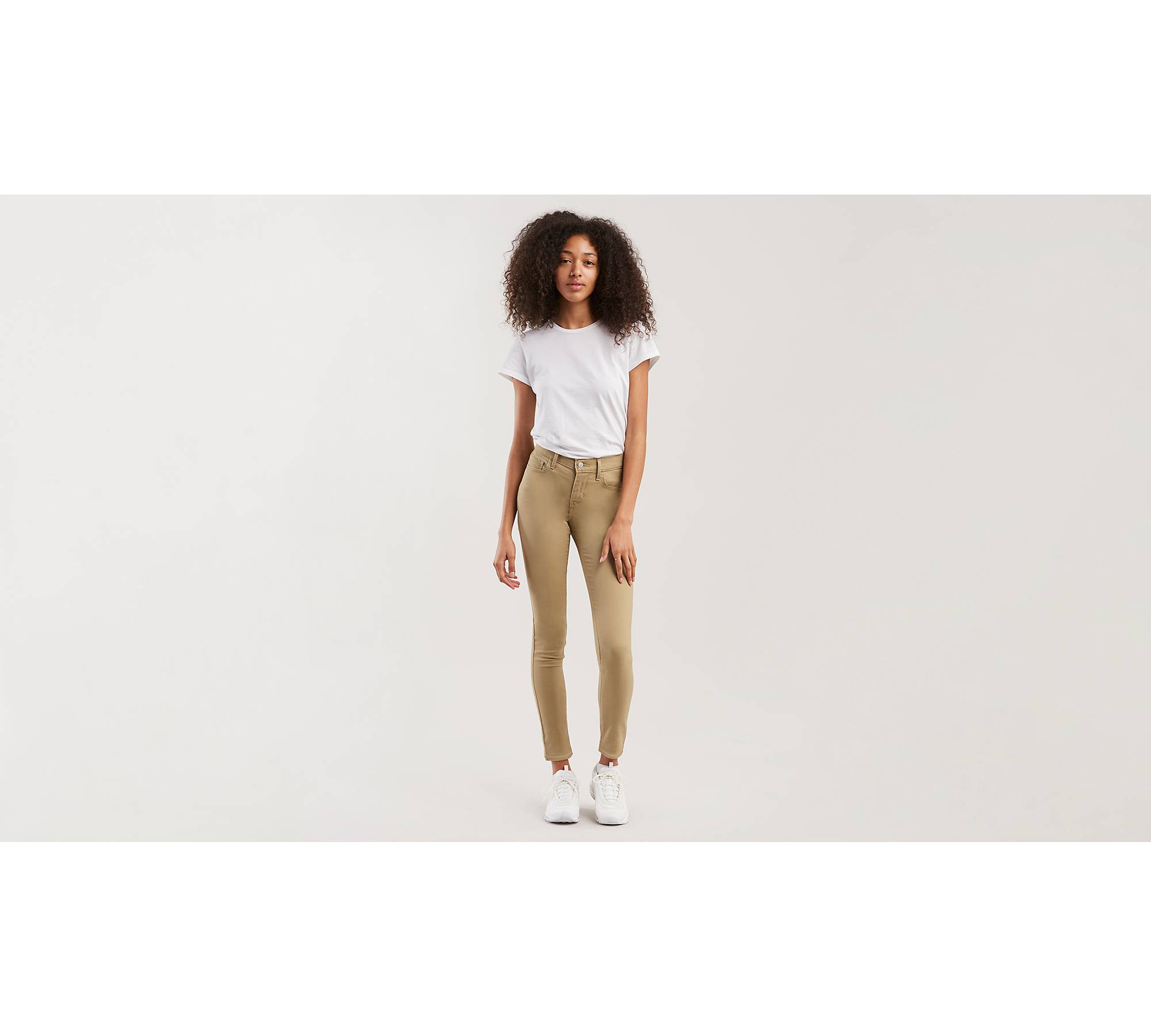 710 Super Skinny Sateen Jeans - Khaki | Levi's® CA