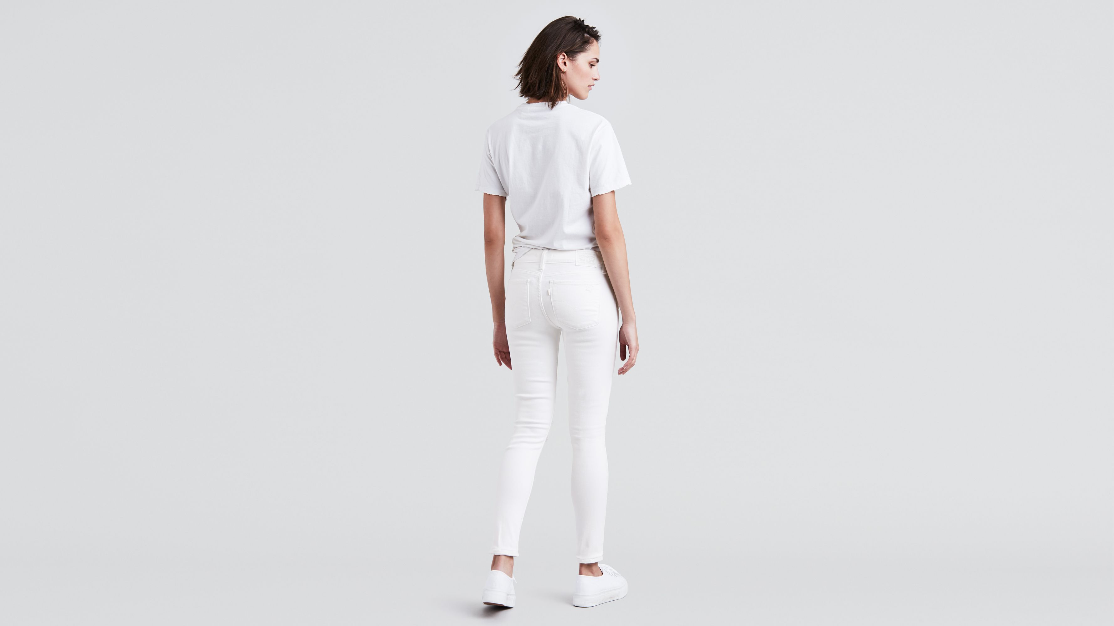 710 Super Skinny Women's Jeans - White 