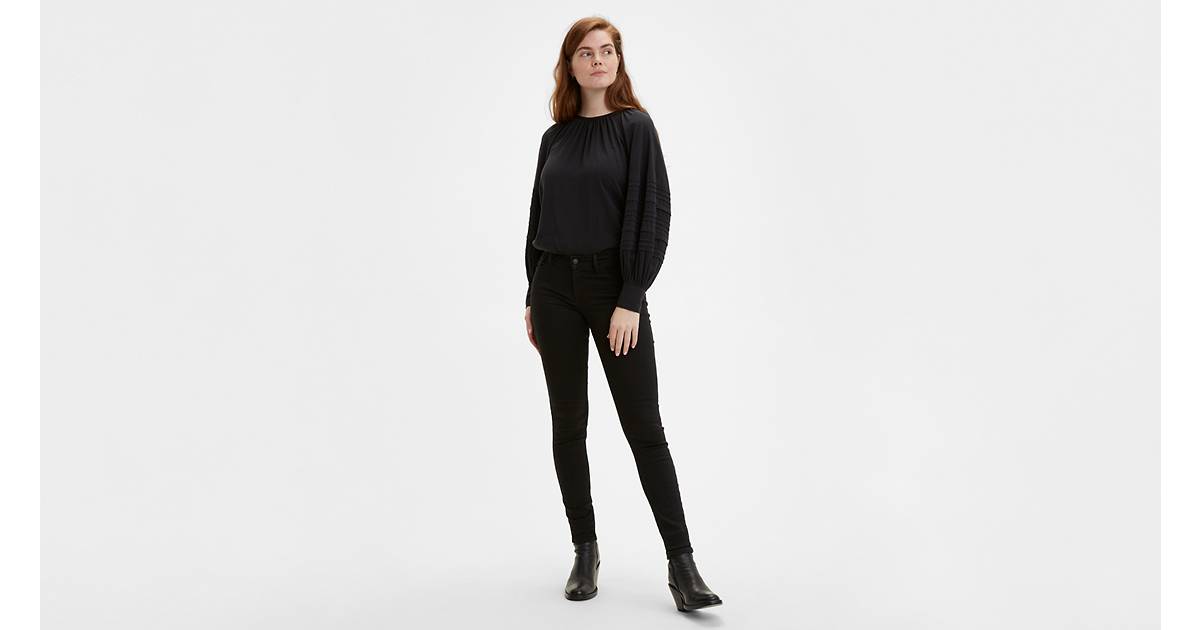 710 Super Skinny Women's Jeans - Black | Levi's® CA