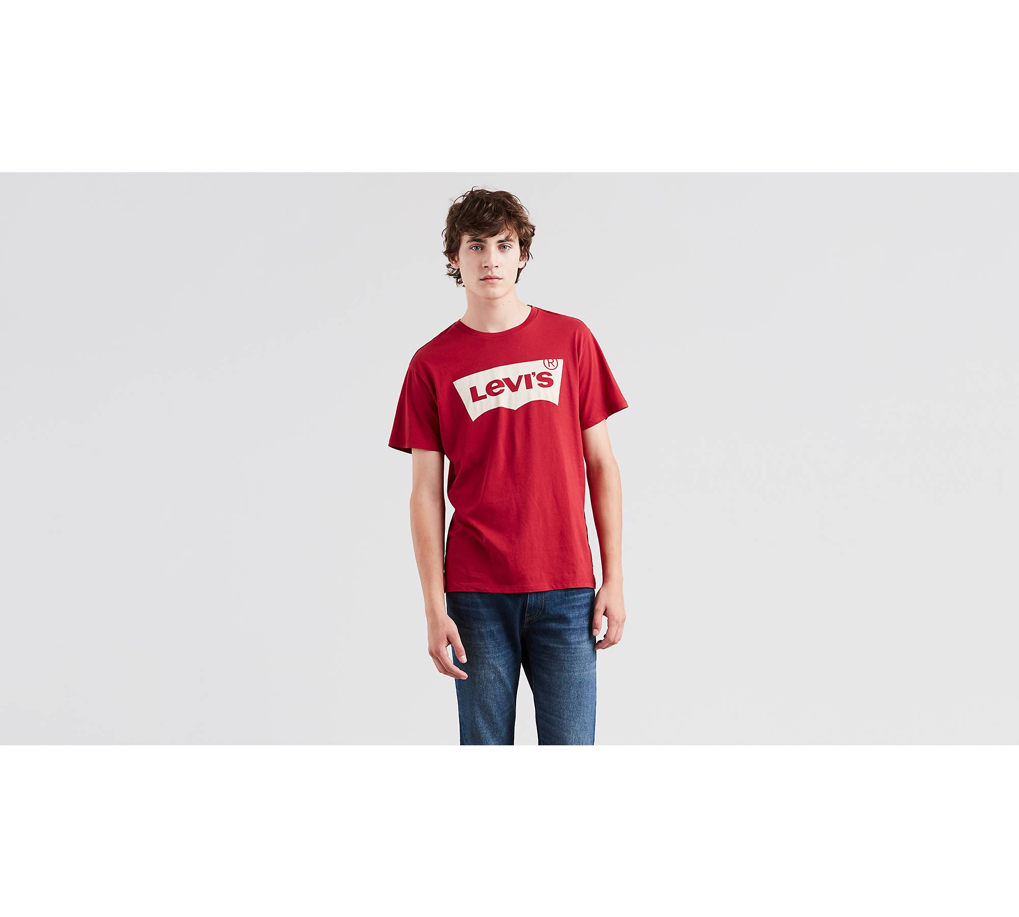 stoom Naar Postcode Levi's® Logo Classic Tee Shirt - Red | Levi's® US