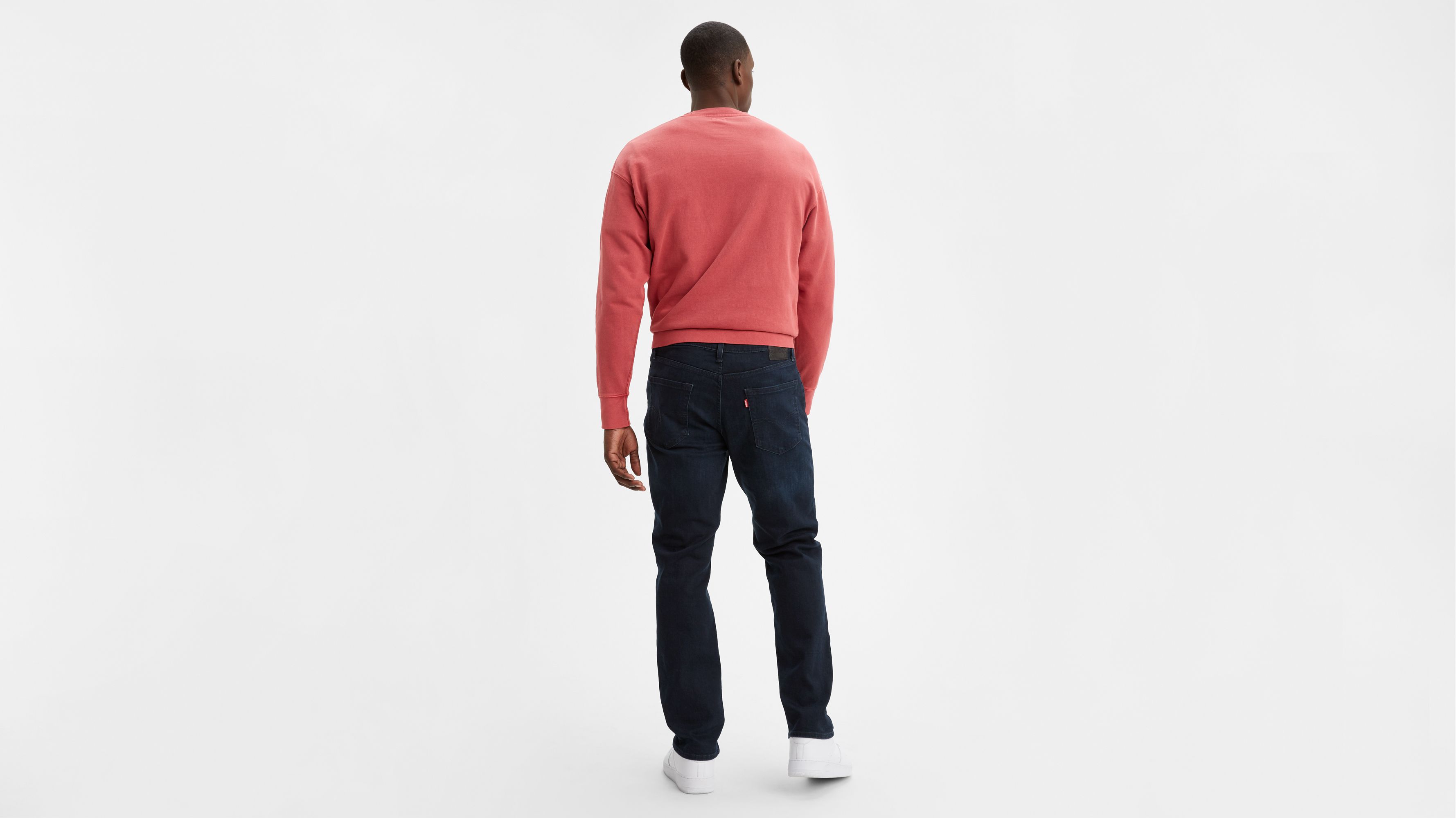 mens red levi jeans