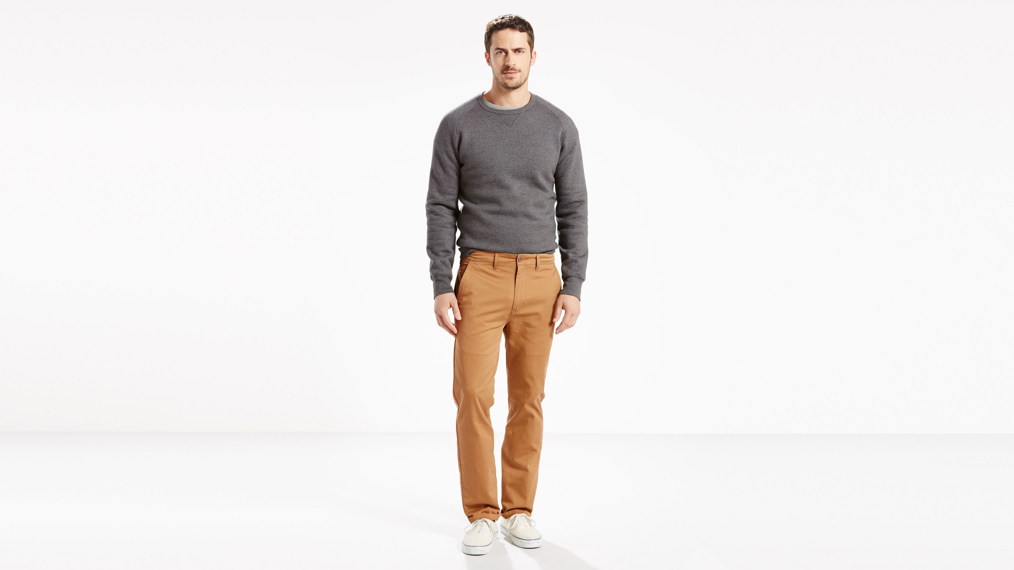 Straight Stretch Chino - Khaki | Levi's® US