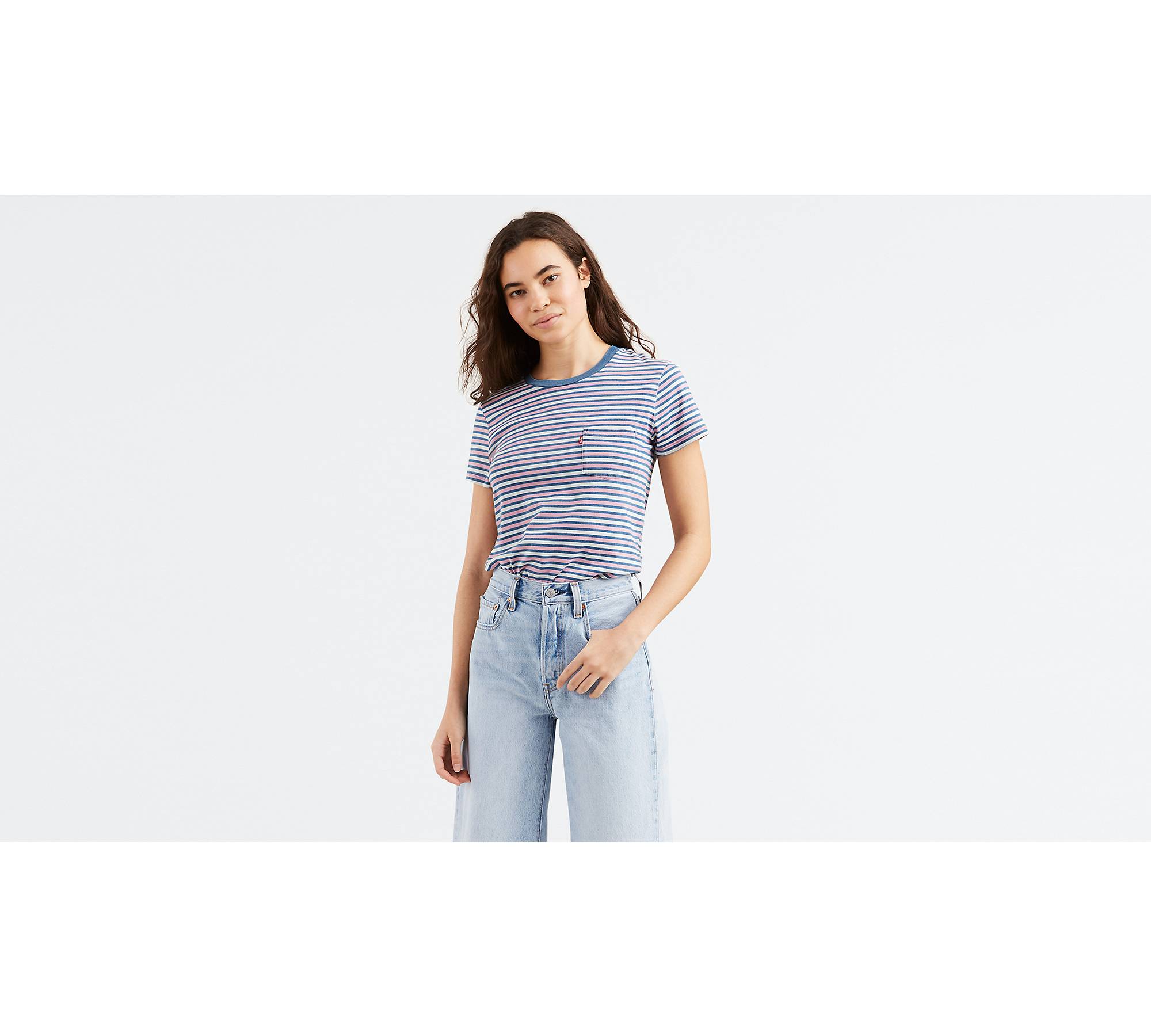 Striped Perfect Pocket Tee Shirt - Multi-color | Levi's® US