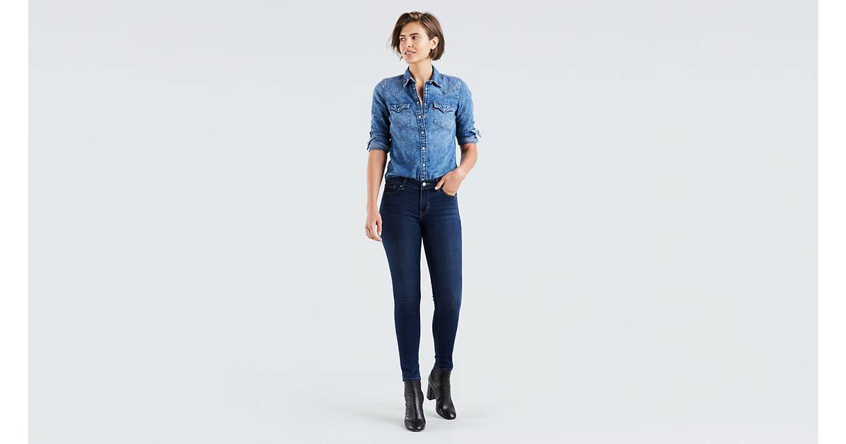 711 Skinny Women's Jeans - Dark Wash | Levi's® CA