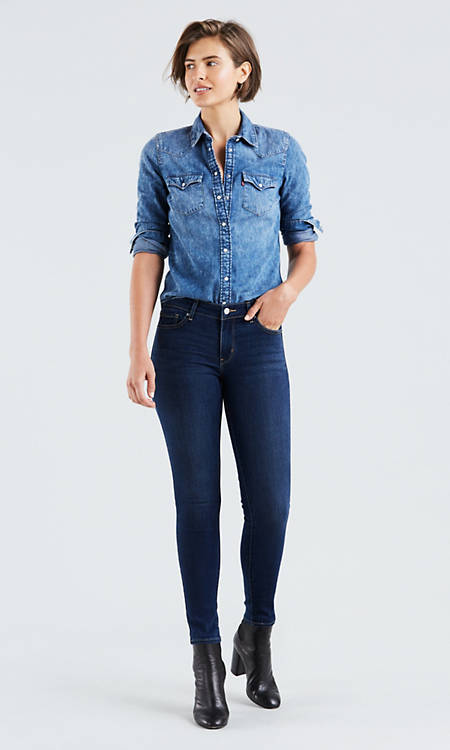 711 Skinny Women S Jeans Dark Wash Levi S Us