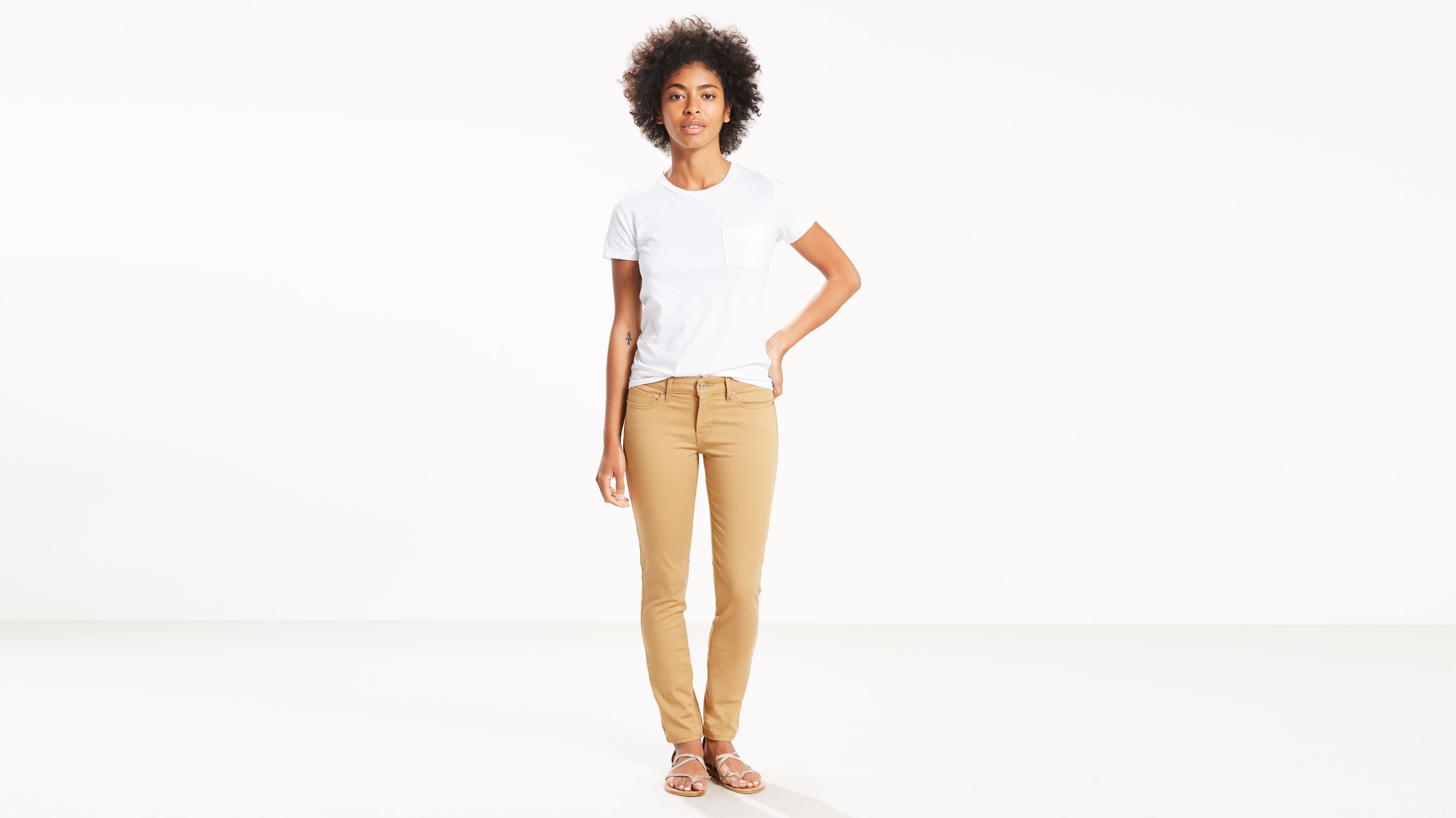 711 Skinny Jeans - Brown | Levi's® US