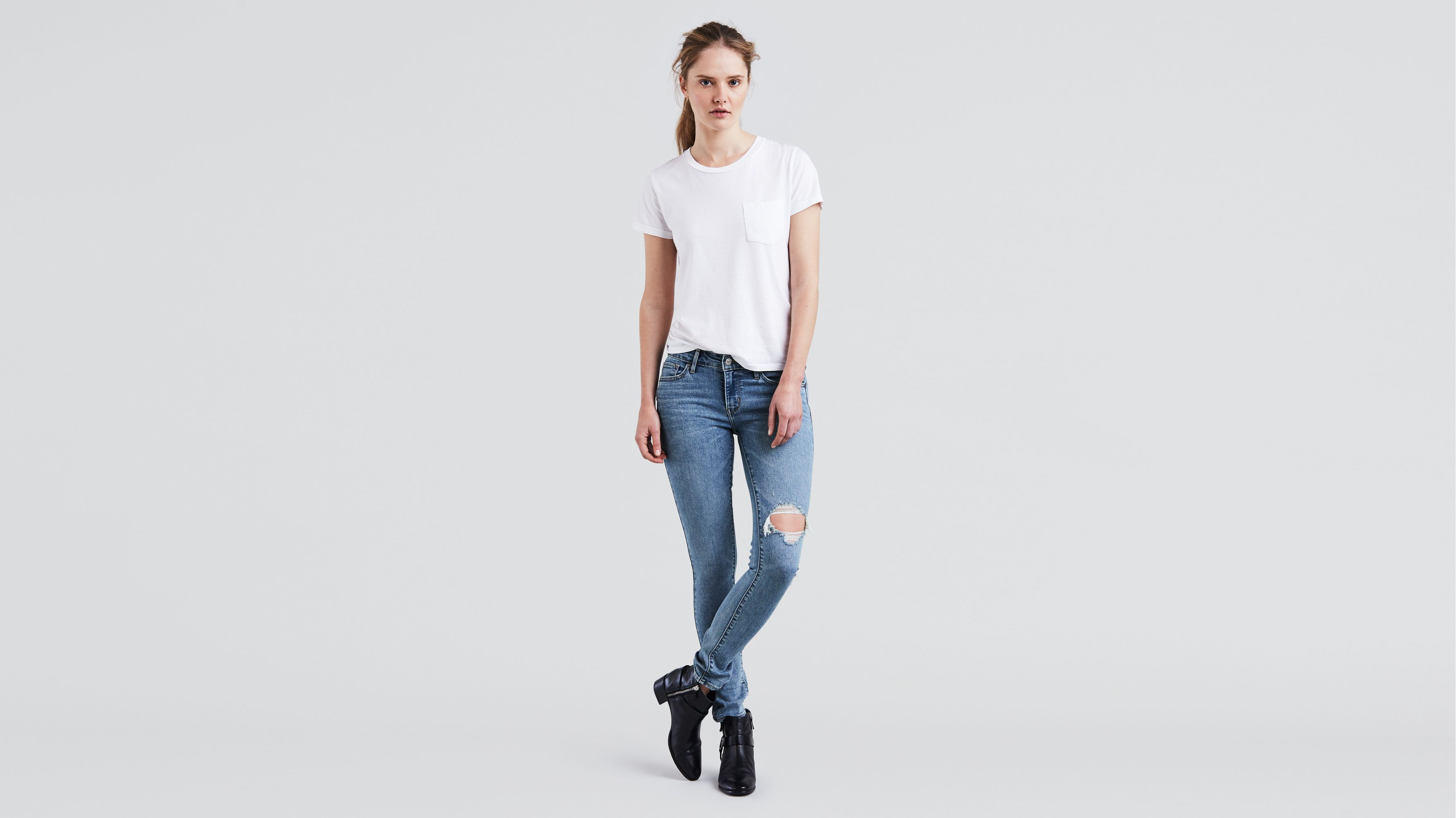 womens levis 711 skinny jeans