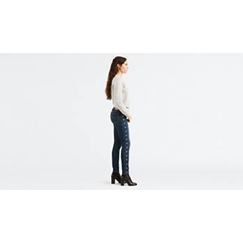 711 Embroidered Skinny Women's Jeans 2