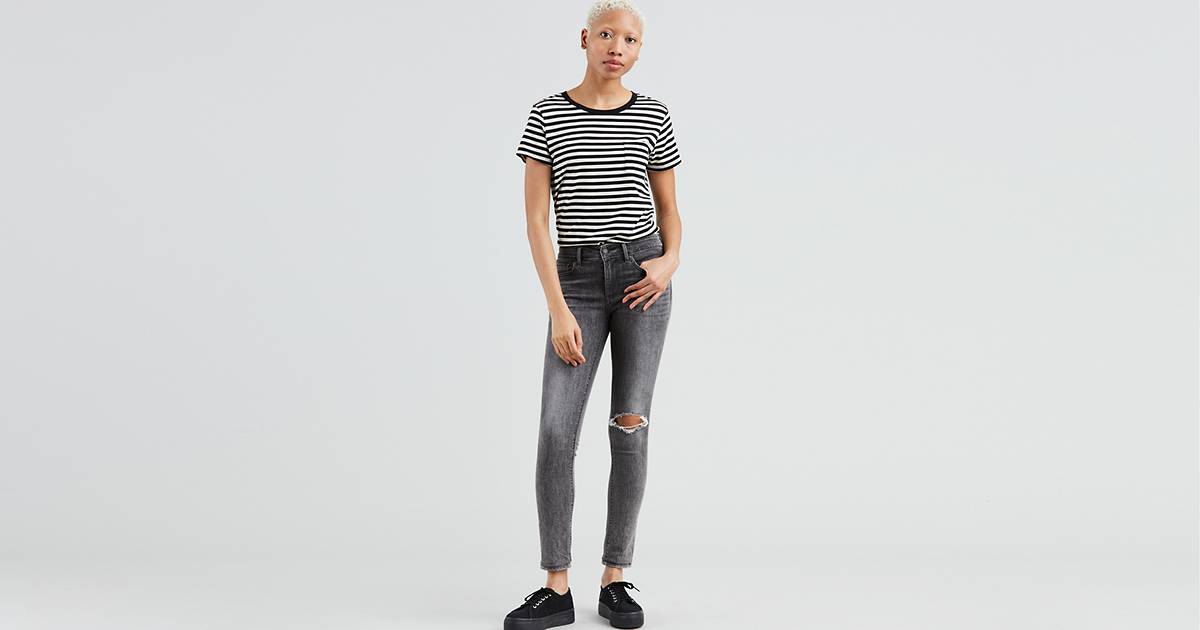 711 Skinny Women's Jeans - Grey | Levi's® CA