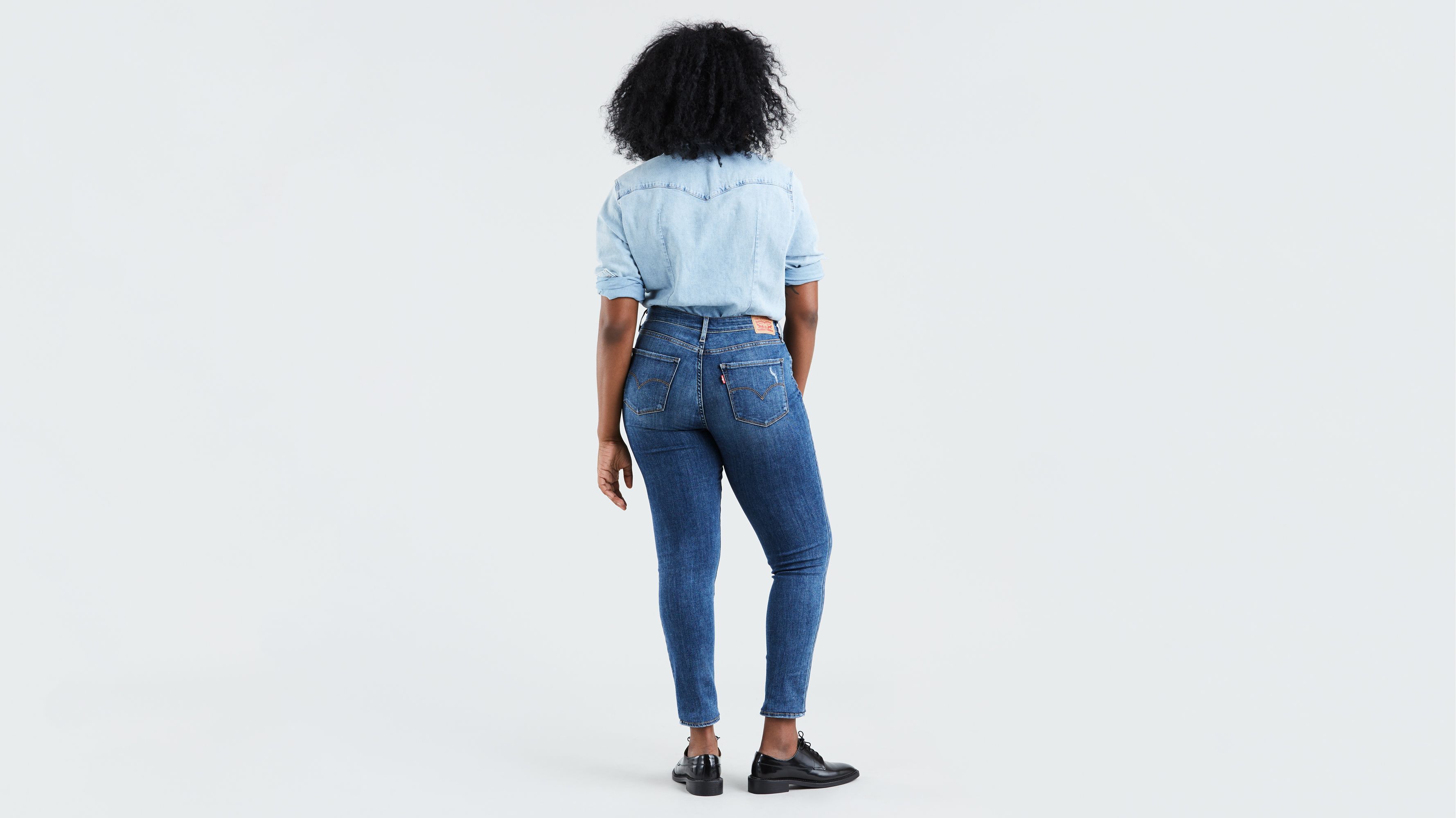 levi's 721 high rise skinny jeans arcade night