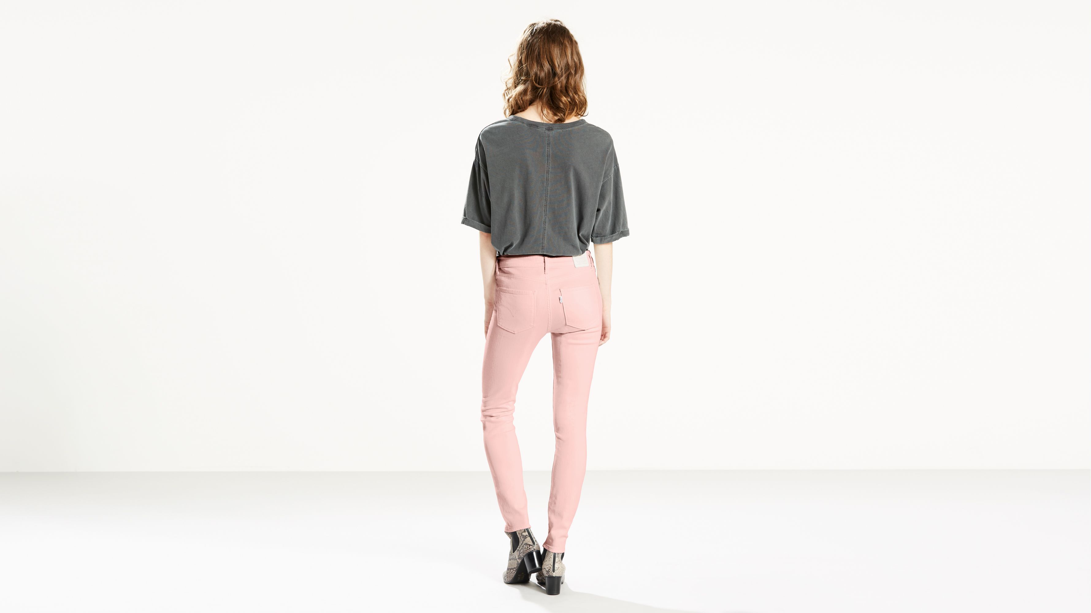 721 High Rise Skinny Women's Jeans - Pink | Levi's® US