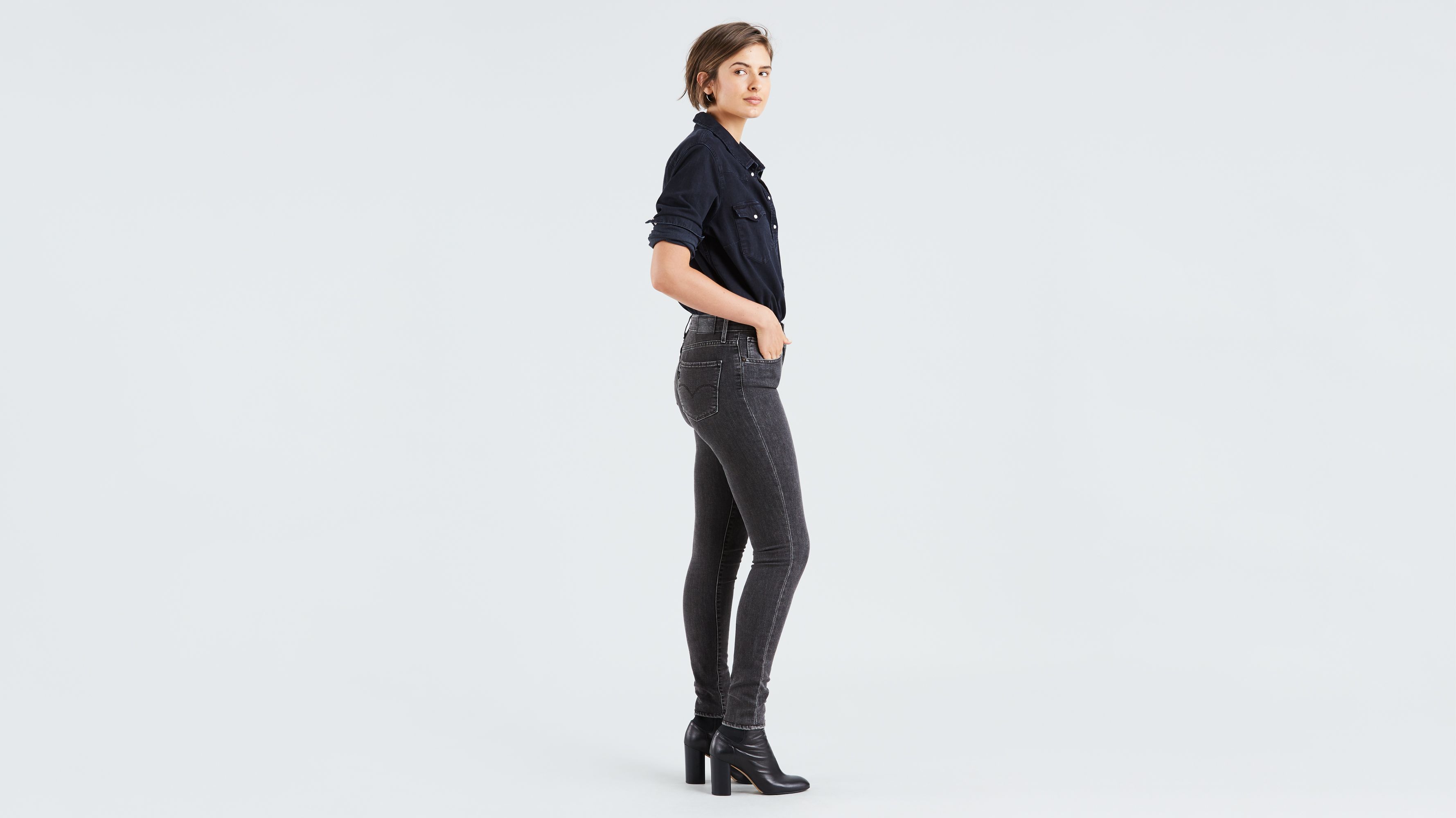 levi's 721 black jeans