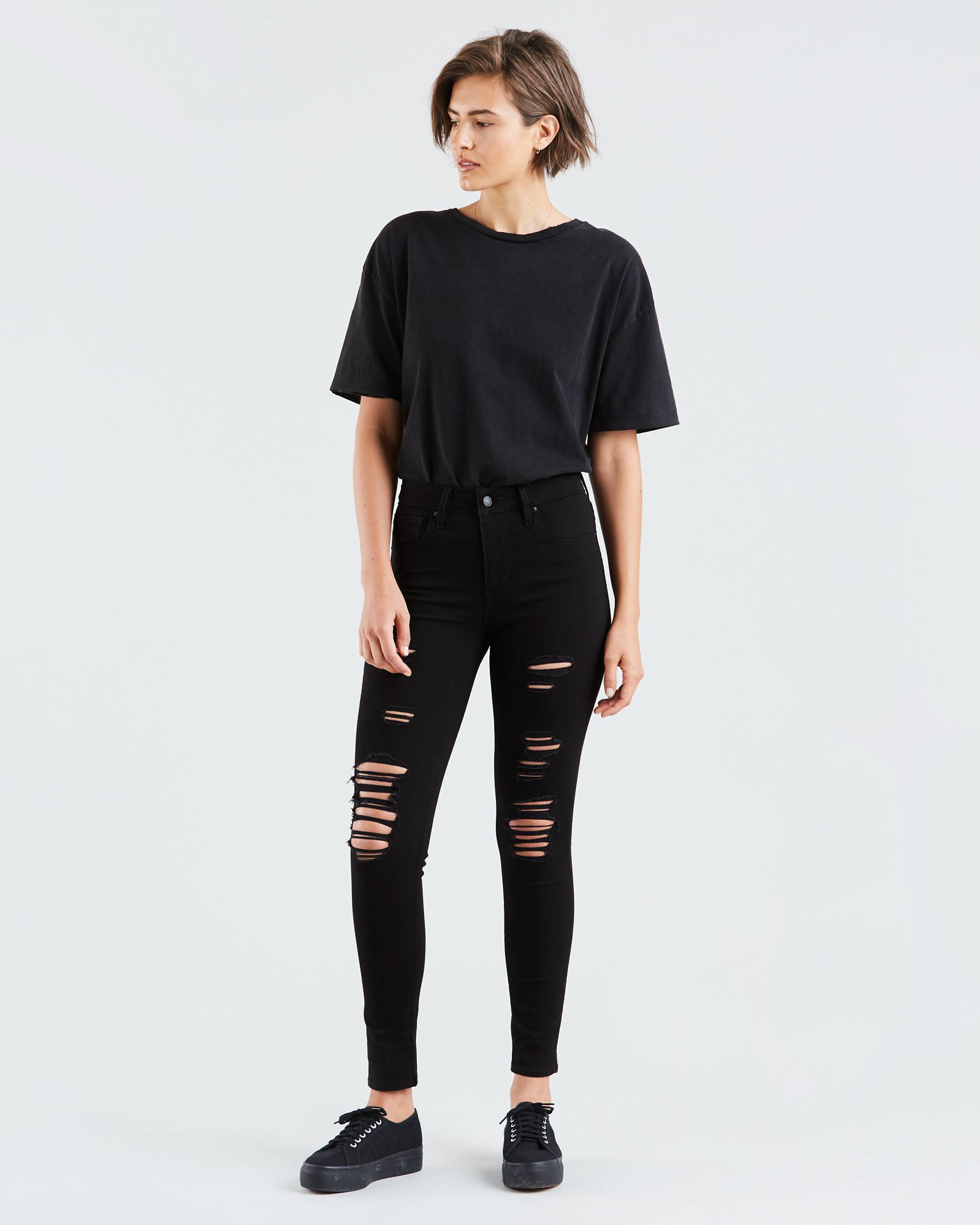 721 High Rise Ripped Skinny Women's Jeans 1