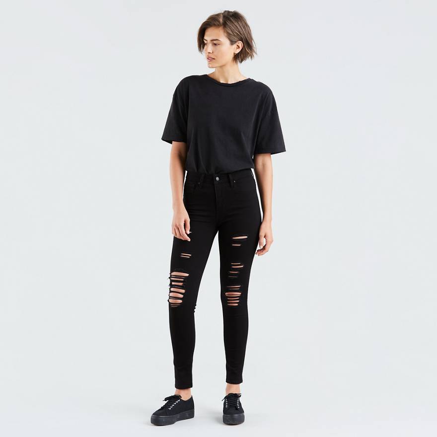 721 High Rise Ripped Skinny Women's Jeans 1