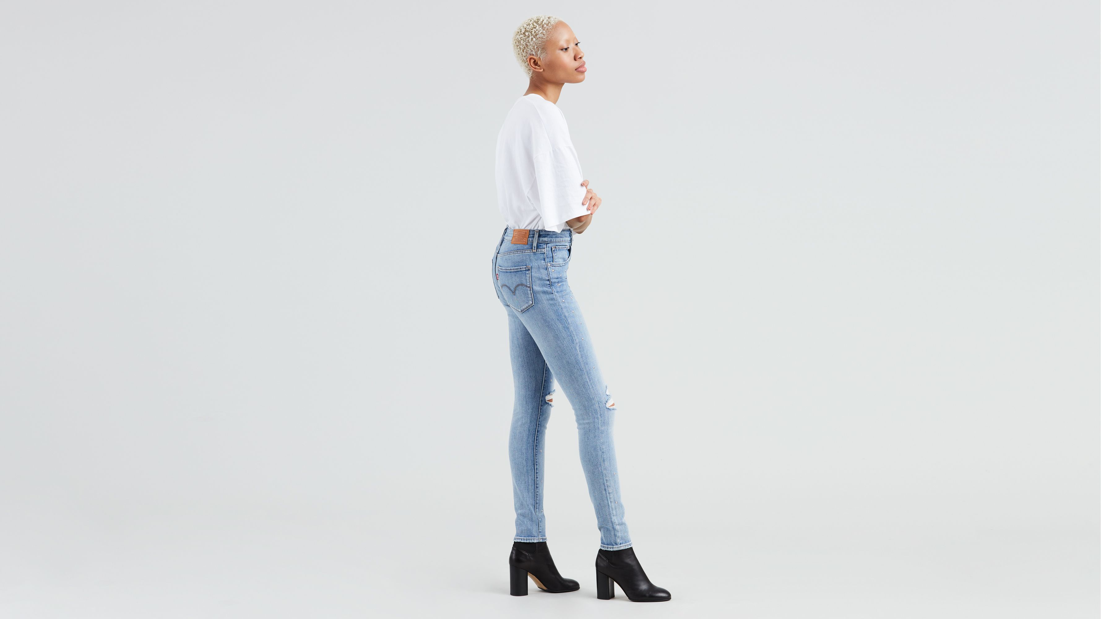 Levi's store embellished jeans