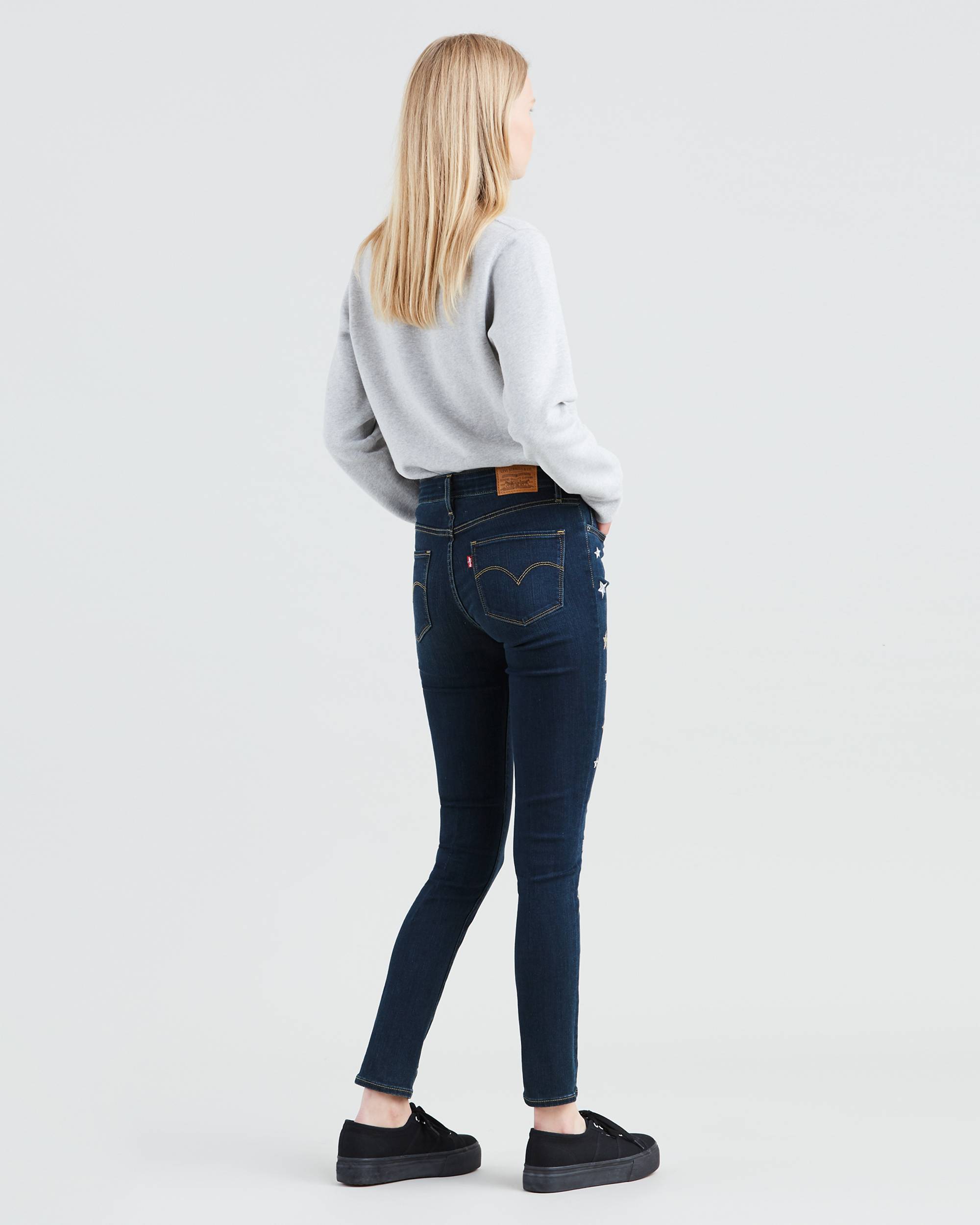 721 Embroidered High Rise Skinny Women's Jeans 3