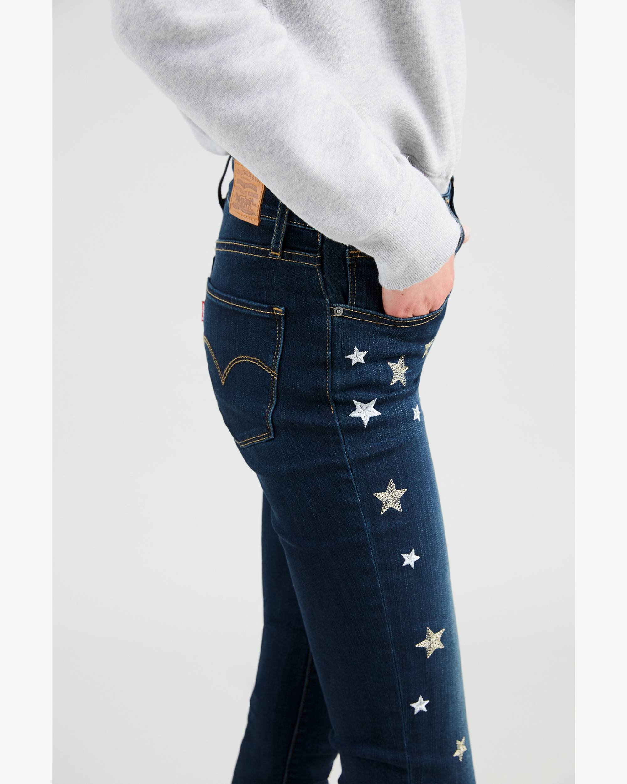 721 Embroidered High Rise Skinny Women's Jeans 4