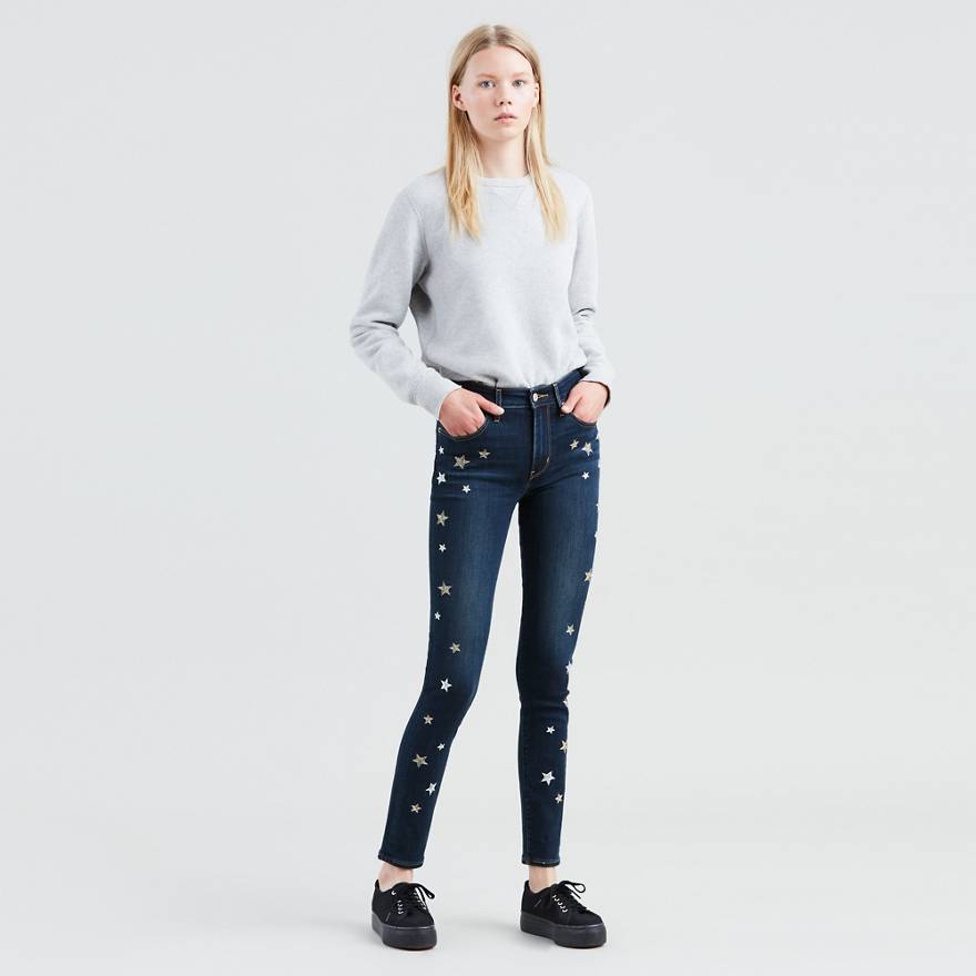 721 Embroidered High Rise Skinny Women's Jeans 1