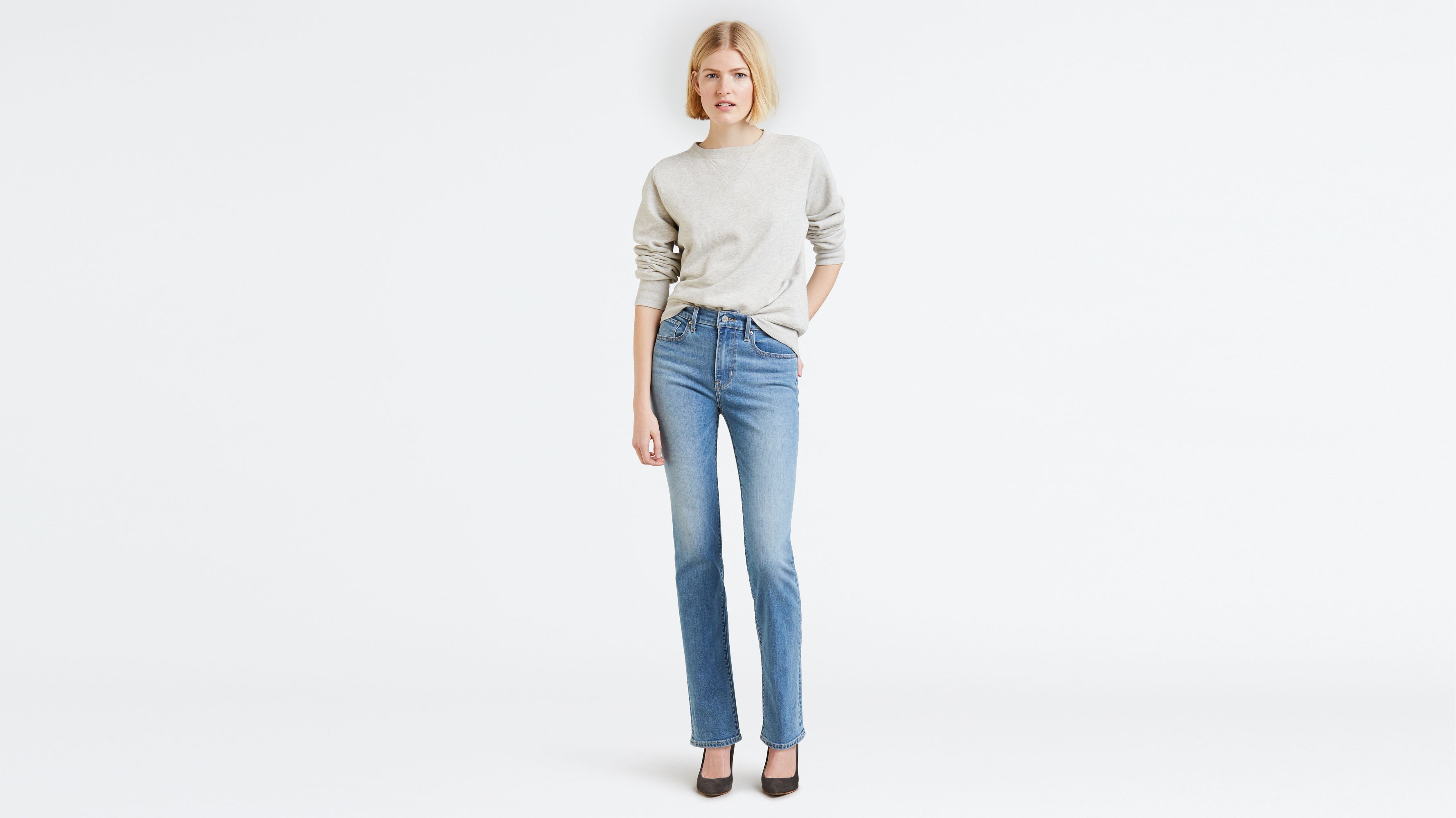 Levi's 724 High Rise Straight Jeans Femme