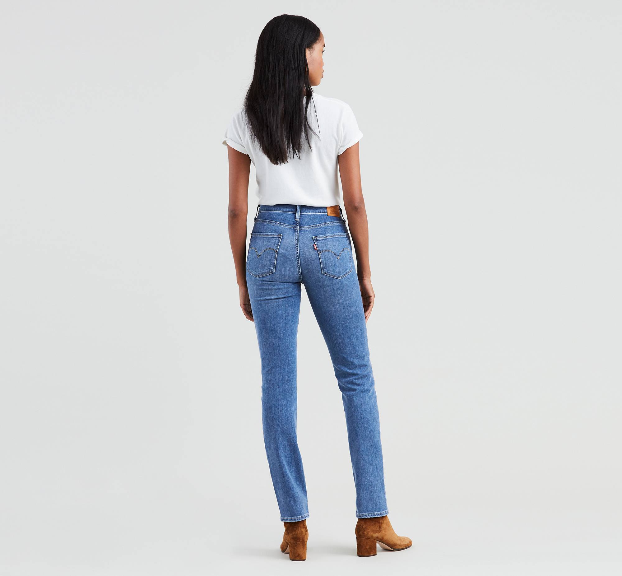 724™ High-waisted Straight Jeans - Blue | Levi's® GR