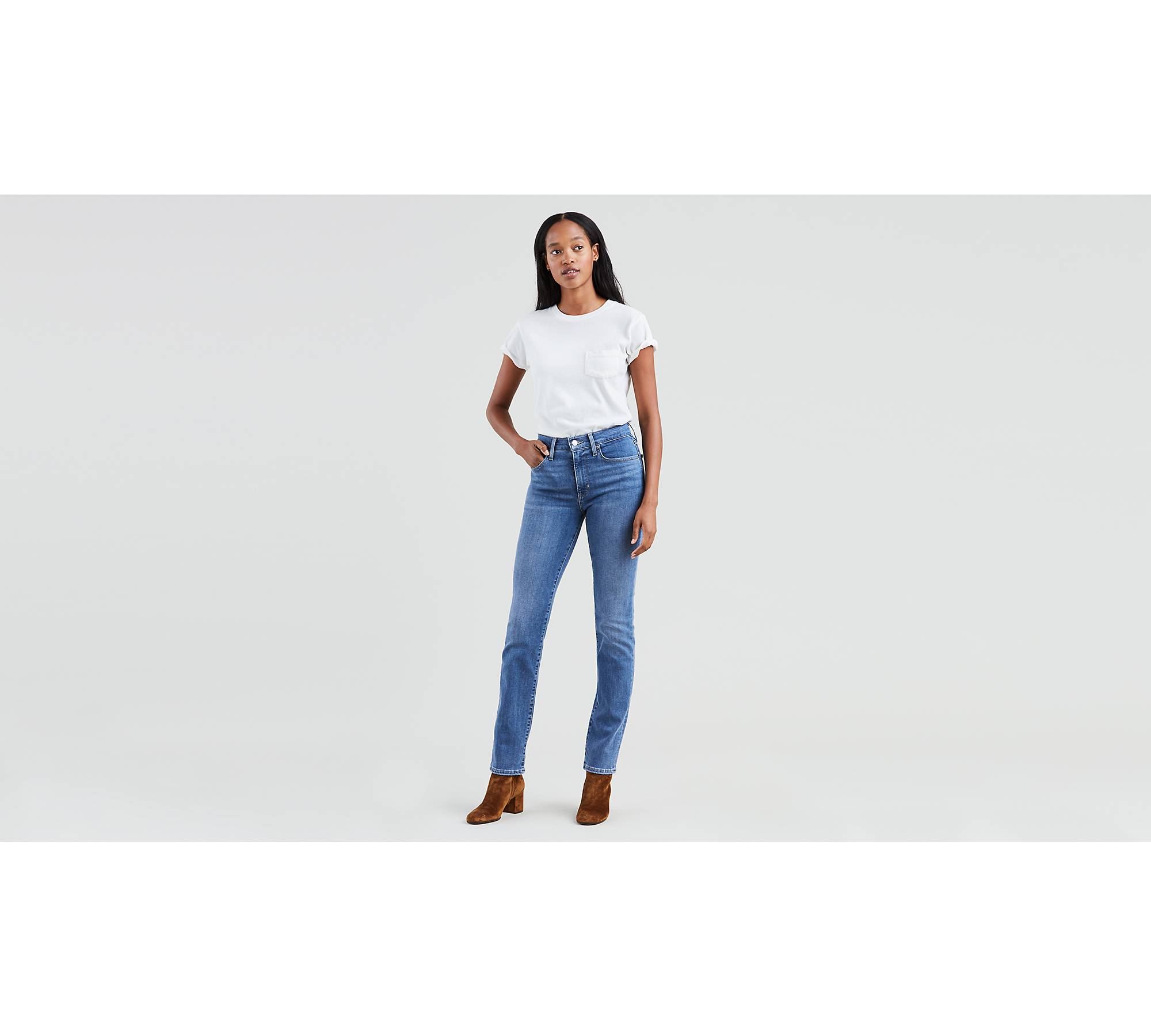 724 High Rise Slim Straight Women's Jeans - Medium Wash | Levi's® US
