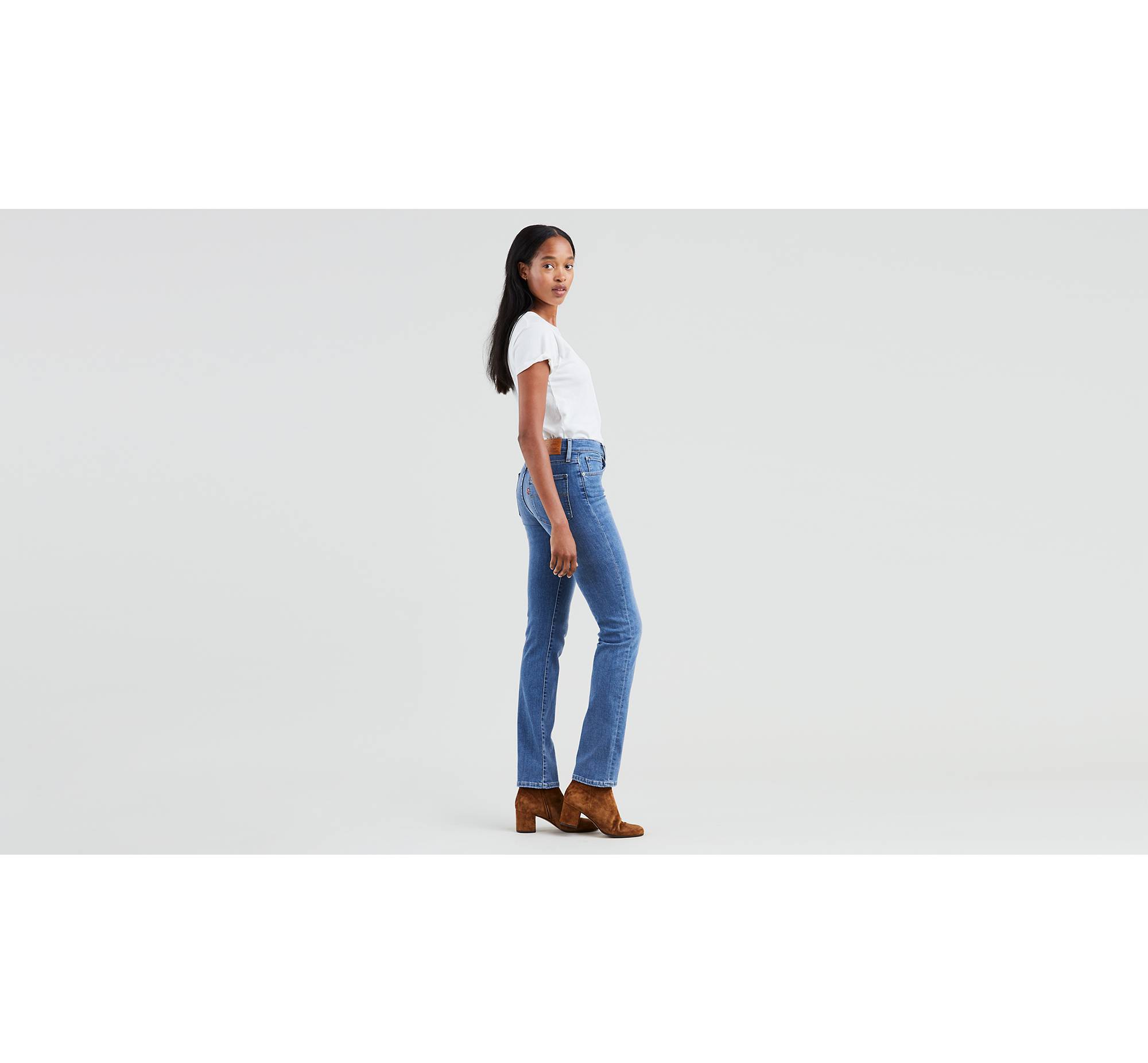 724™ High-waisted Straight Jeans - Blue | Levi's® GR