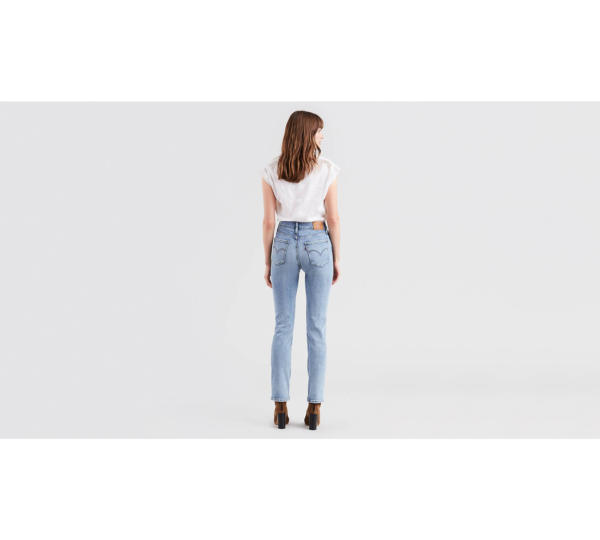 724 High Rise Slim Straight Women's Jeans - Medium Wash