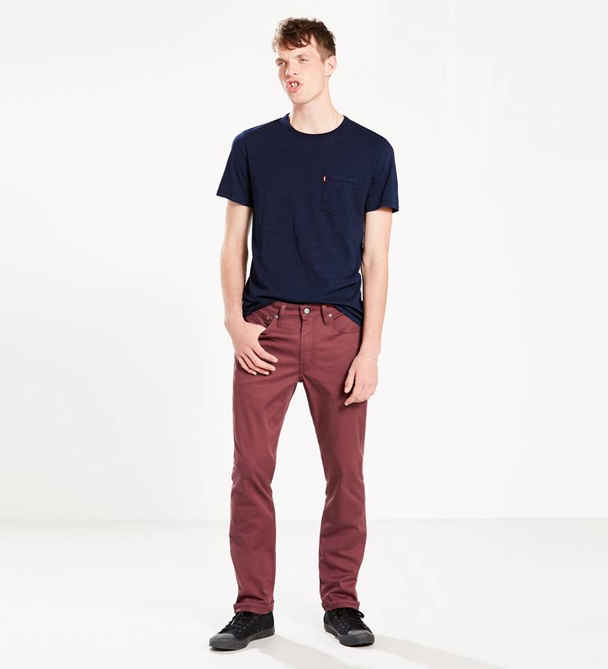 511™ Slim Fit Pants - Red | Levi's® US