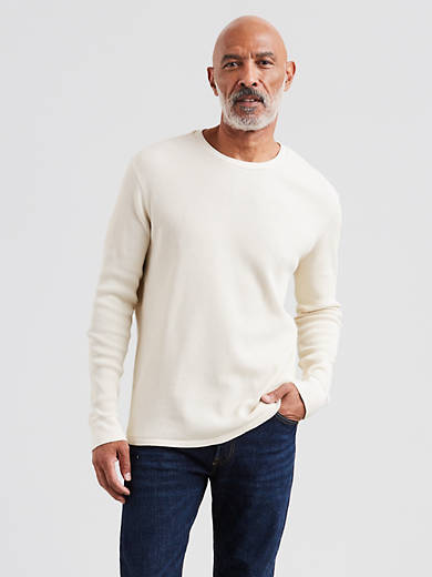 Thermal Crewneck Tee Shirt - White | Levi's® US