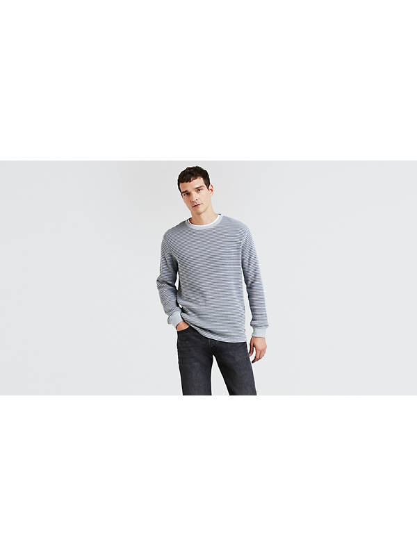 Thermal Crewneck Tee Shirt - Grey | Levi's® US