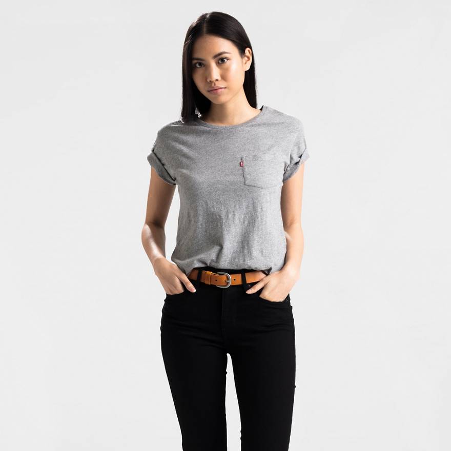 Perfect Pocket Crewneck Tee Shirt 1