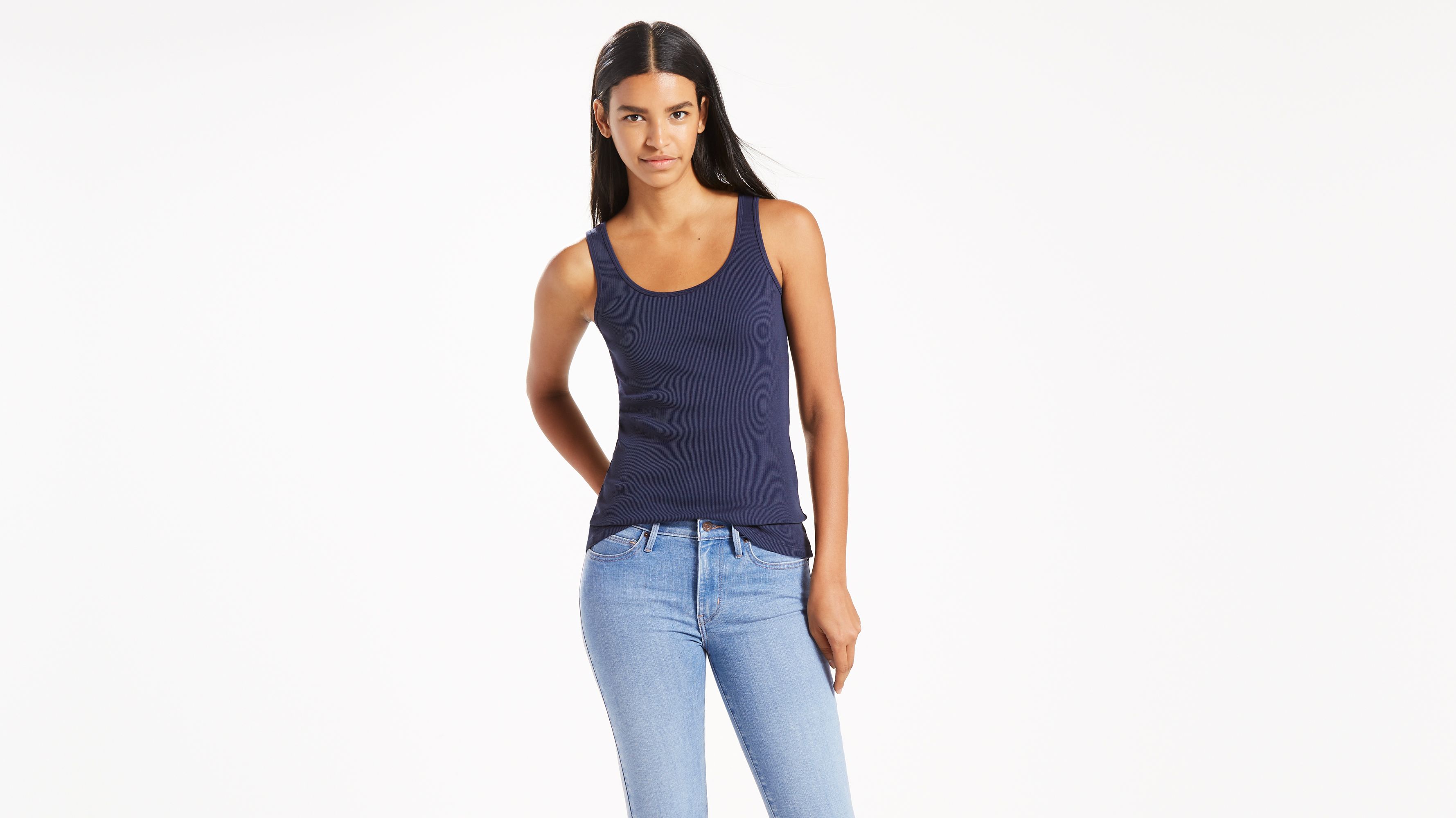 Classic Ribbed Tank Top - Blue | Levi's® US
